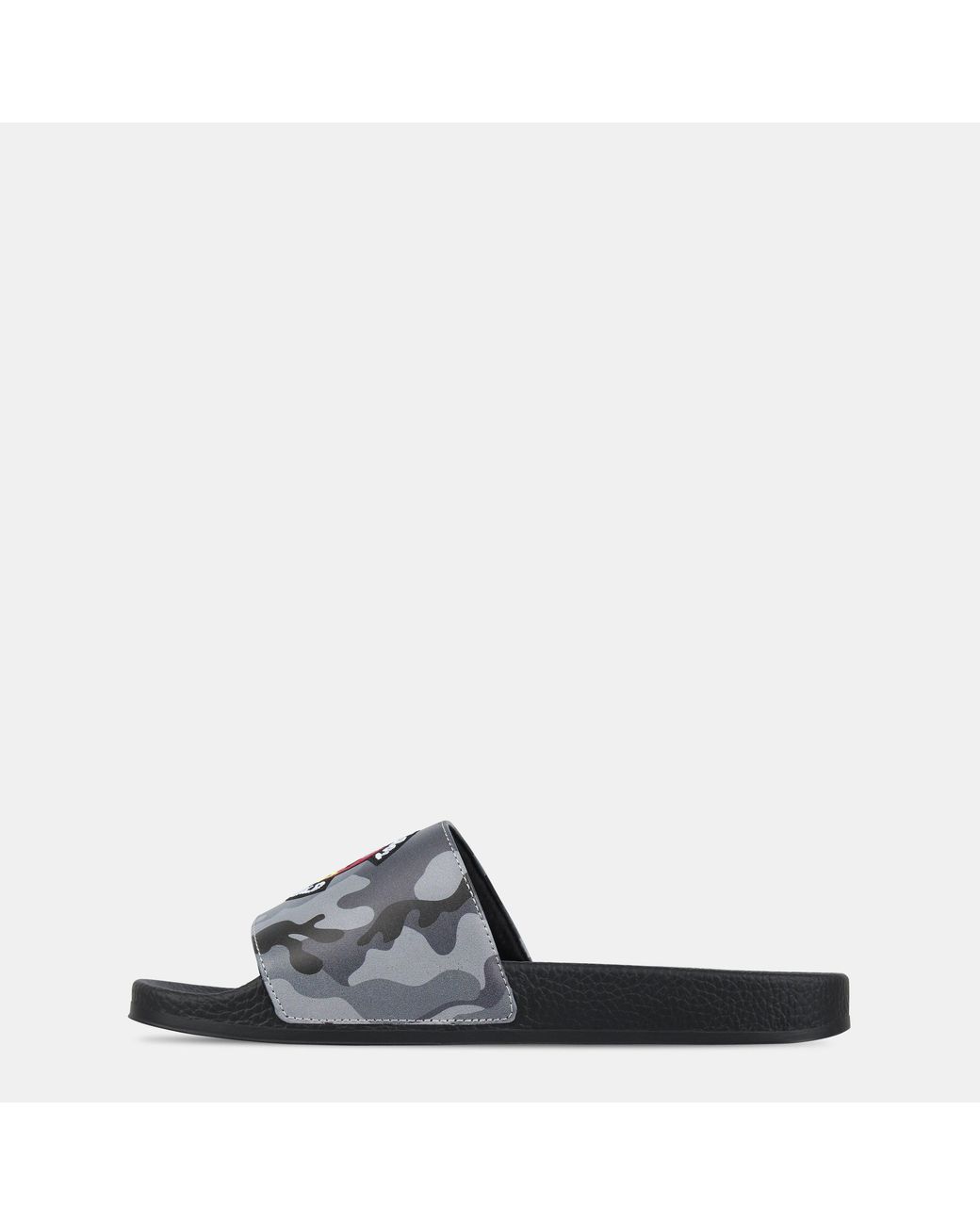 PRETTY BOY UGLY WORLD Gray The World Sliders for men
