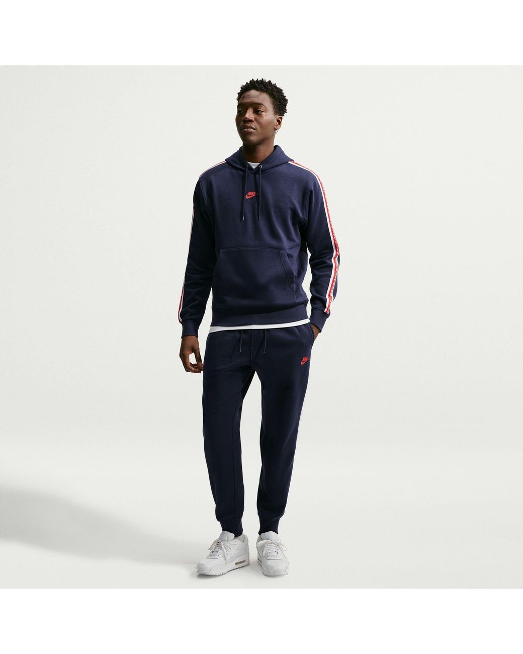 Nike Blue Tape Fleece Joggers for men