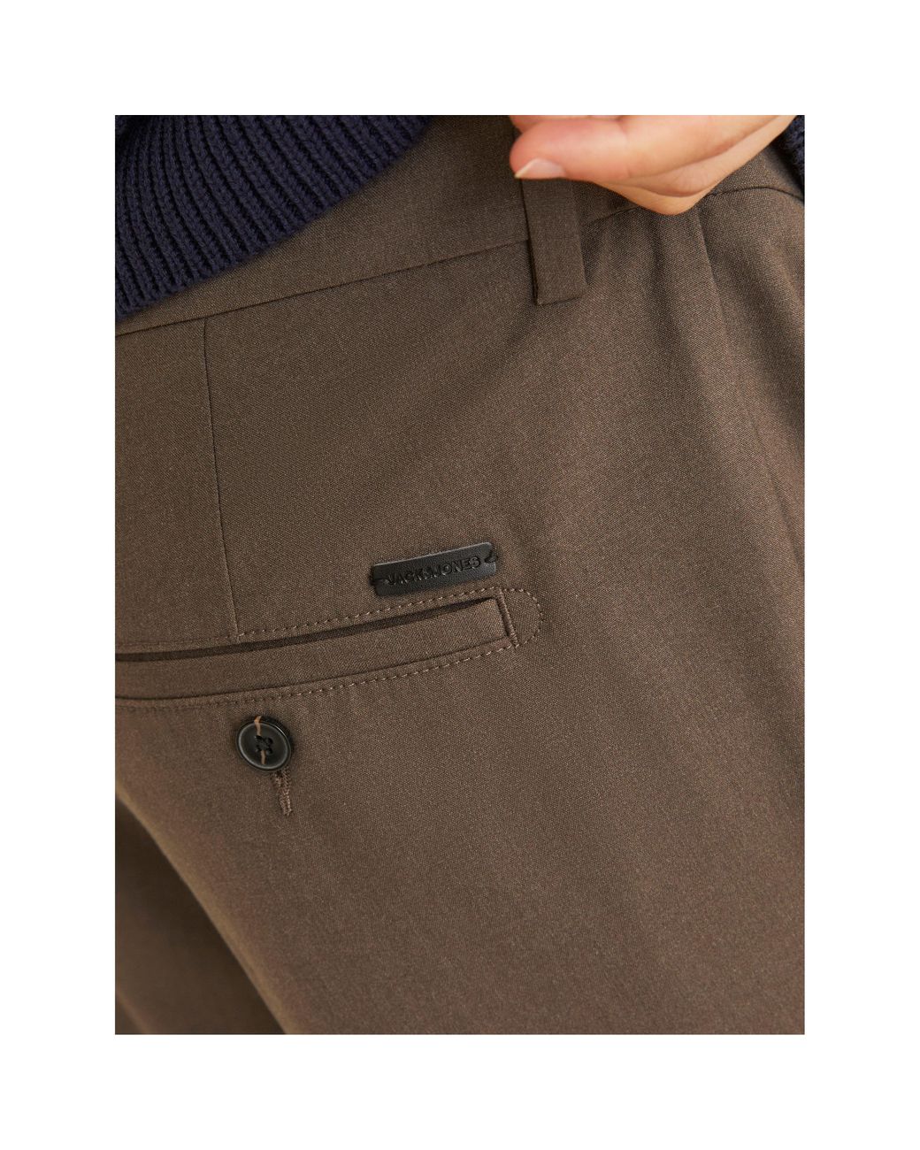 Jack & Jones Gray Marco Connor Chinos for men