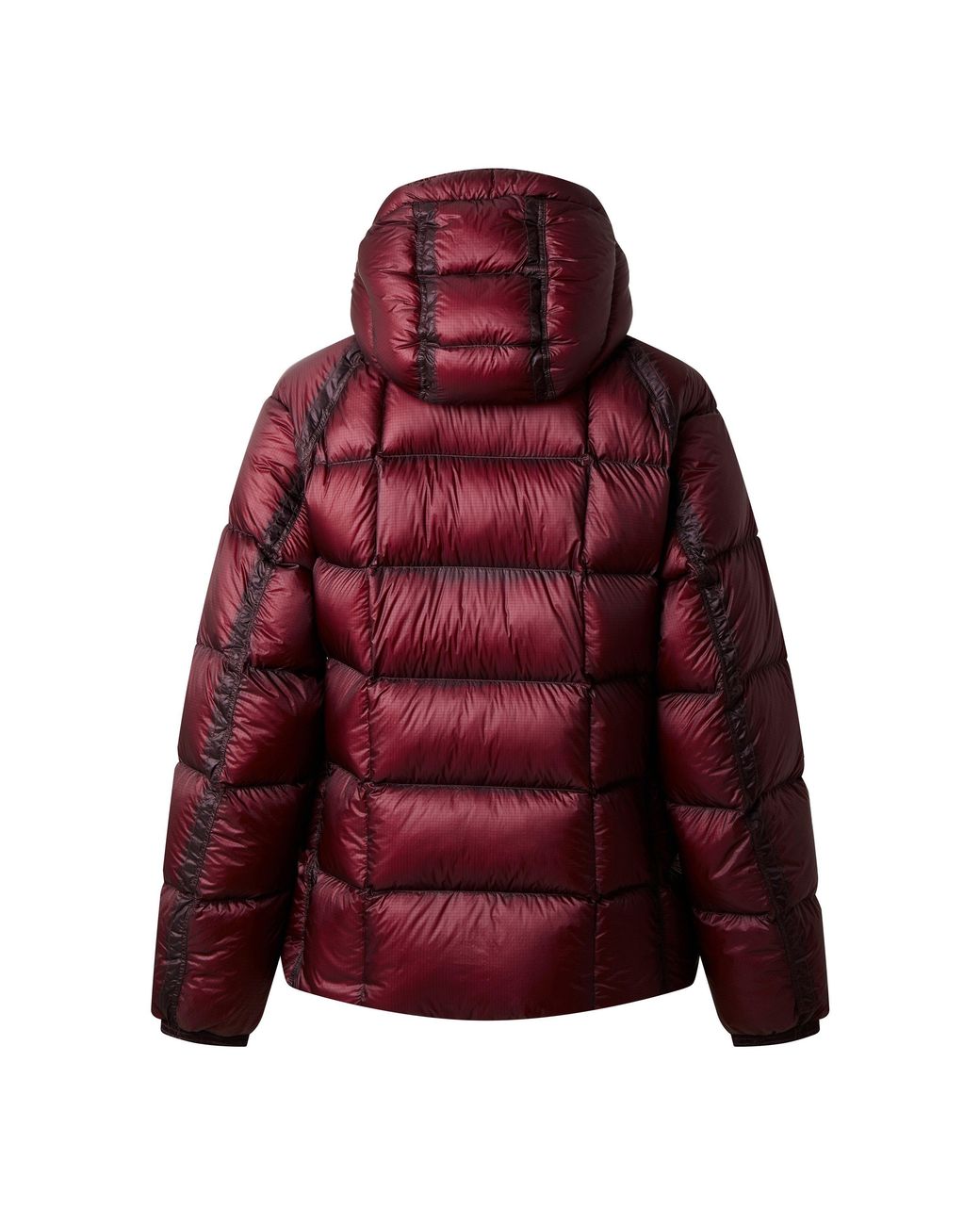 C P Company Red Dd Shell Sn64 Duck Down Full-Zip Hooded Puffer Jacket for men