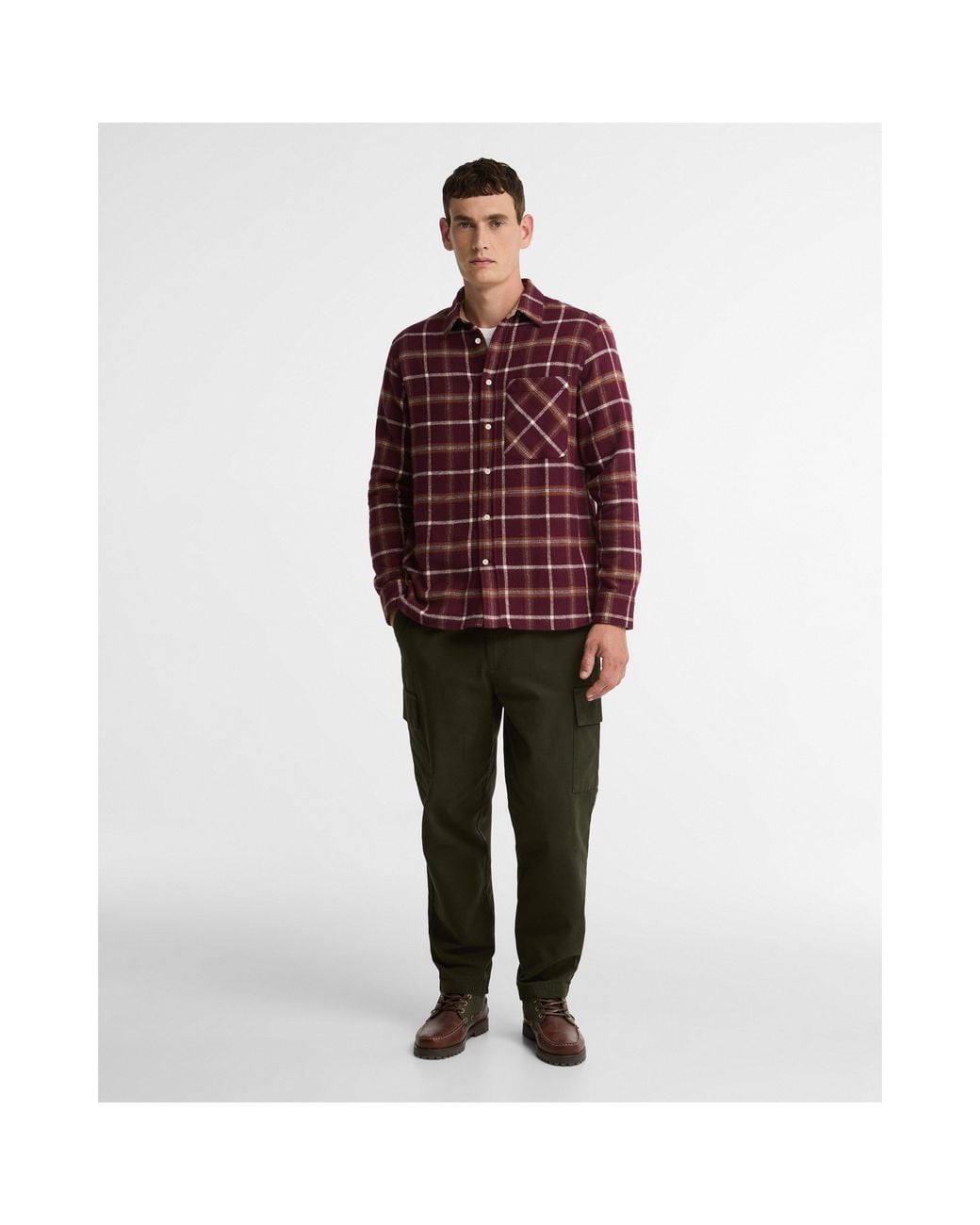 Barbour Red B.Li Hetton Highland Sn64 for men