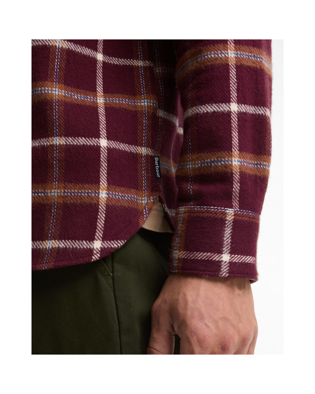 Barbour Red B.Li Hetton Highland Sn64 for men