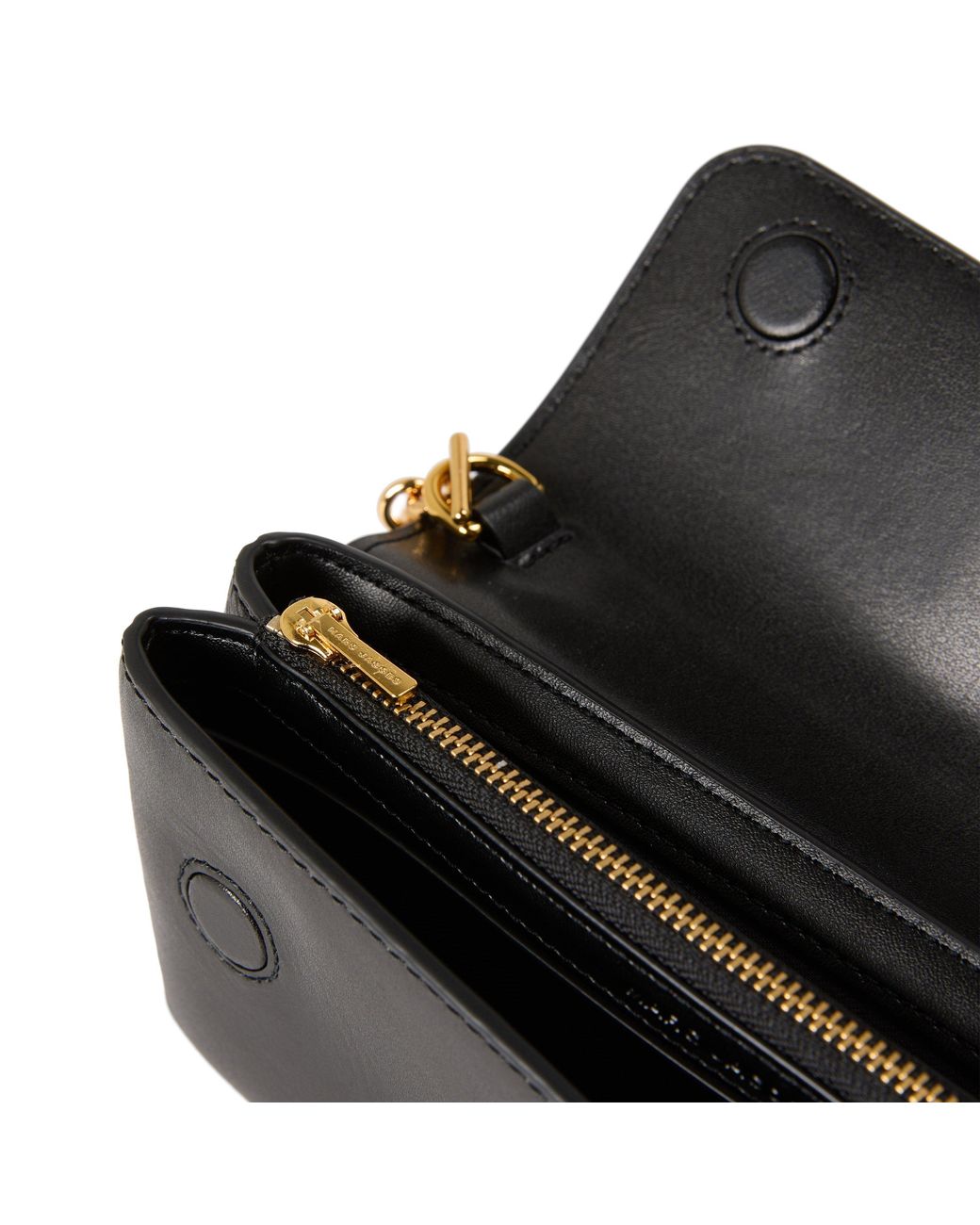 Marc Jacobs Black J Marc Chain Strap Leather Crossbody Bag