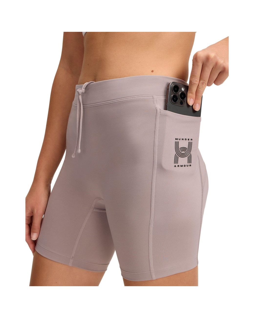 Under Armour Gray Performance Running Shorts