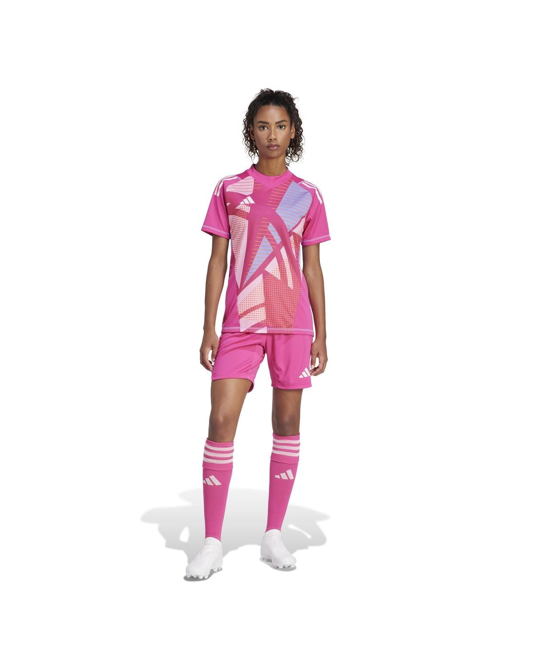 Adidas Pink Tiro 24 Pro Short Sleeve Goalkeeper Jersey