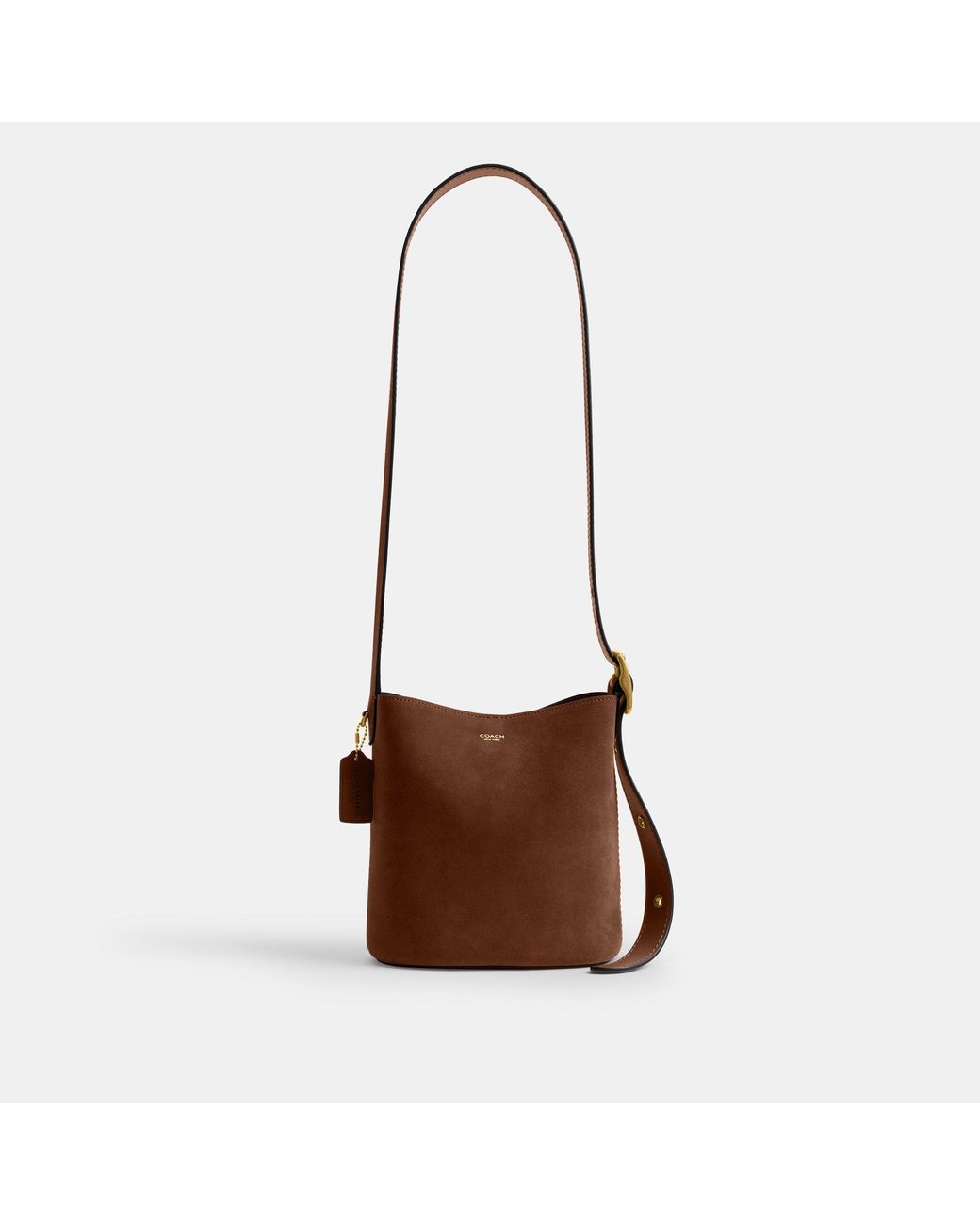 COACH Brown Bleecker Bucket Bag 21