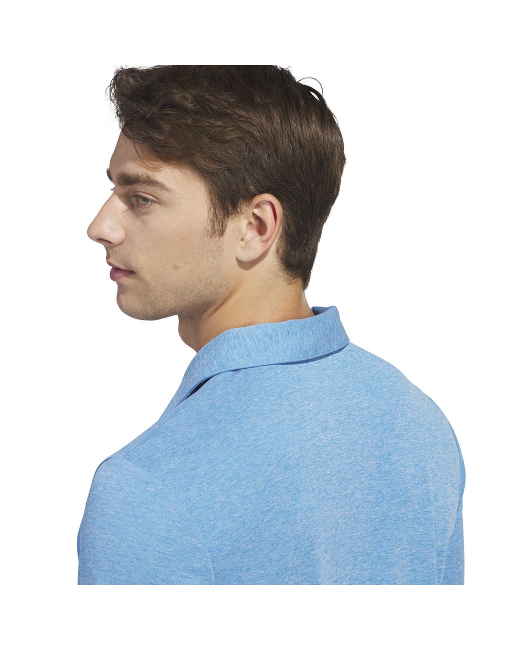 Adidas Blue Heather Polo Shirt for men