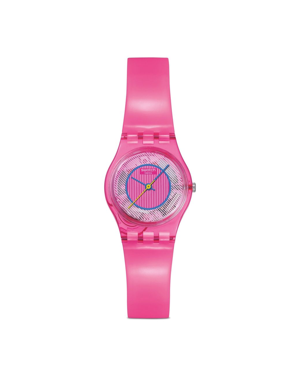 Swatch Pink Smash It Analogue Quartz Watch