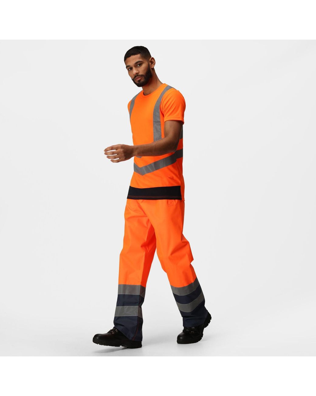 Regatta Orange Hi-Vis T-Shirt for men