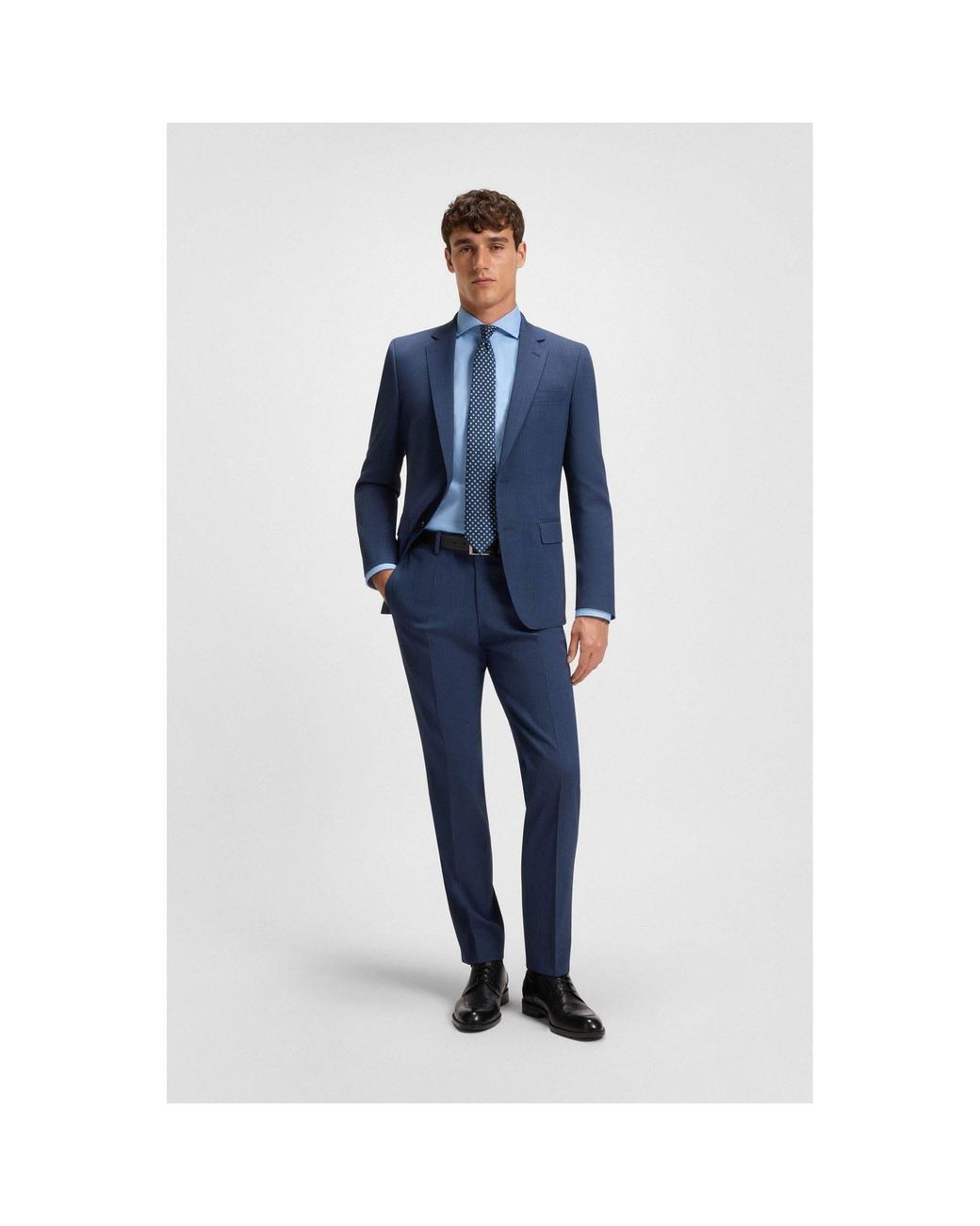 Boss Blue H-Joe-Spread-C1-222 10242063 0 Oxford Shirt for men