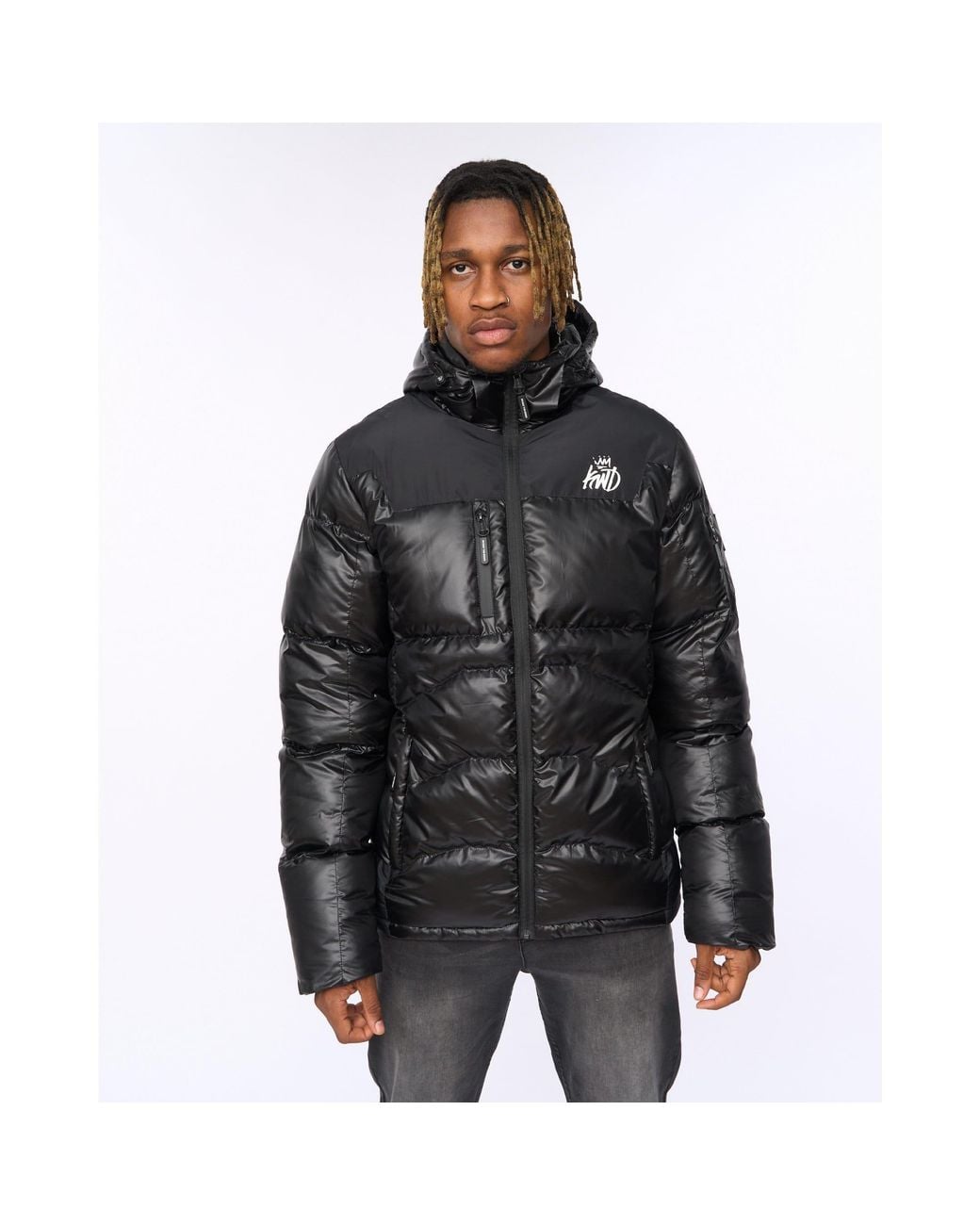 Kings Will Dream Black Ascend Puffer Jacket for men