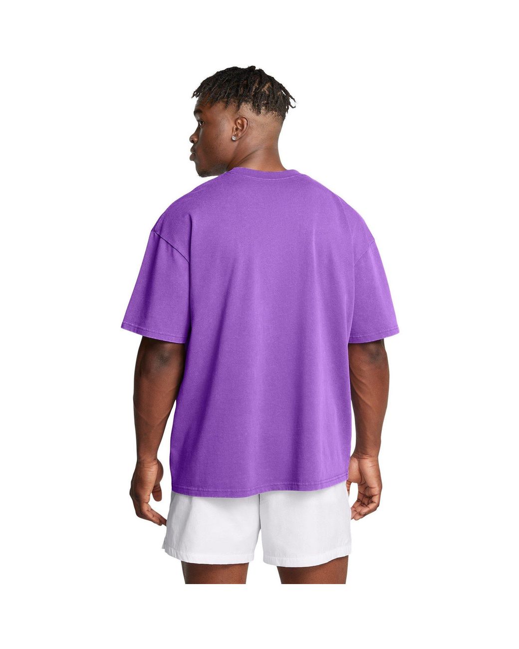 Under Armour Purple Regular Fit Short Sleeve T-Shirt for men