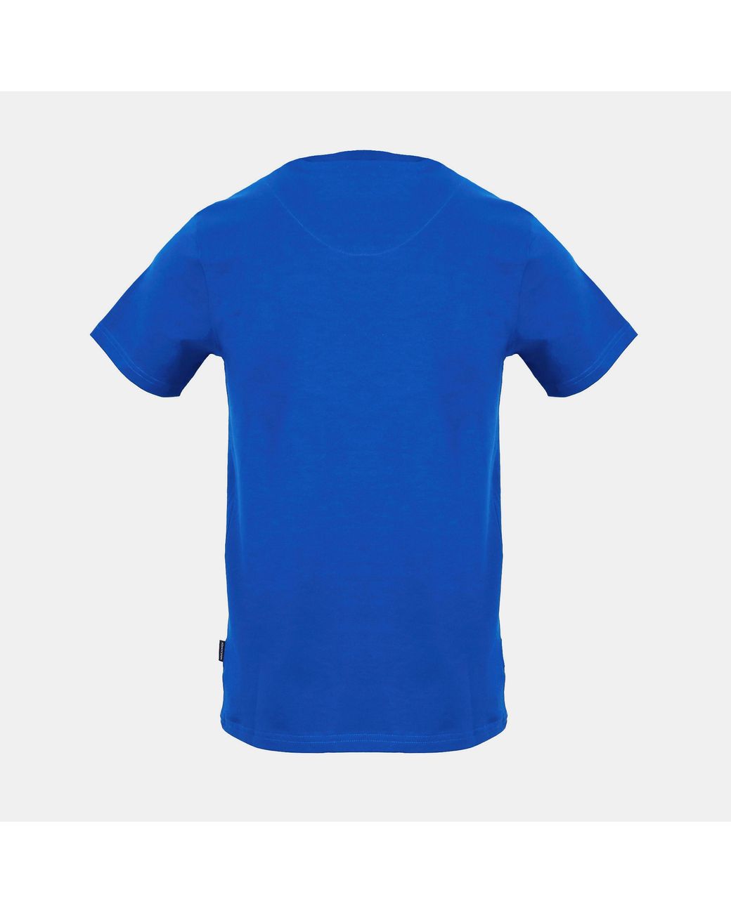 Aquascutum Blue Cotton Short-Sleeve Crew-Neck T-Shirt for men