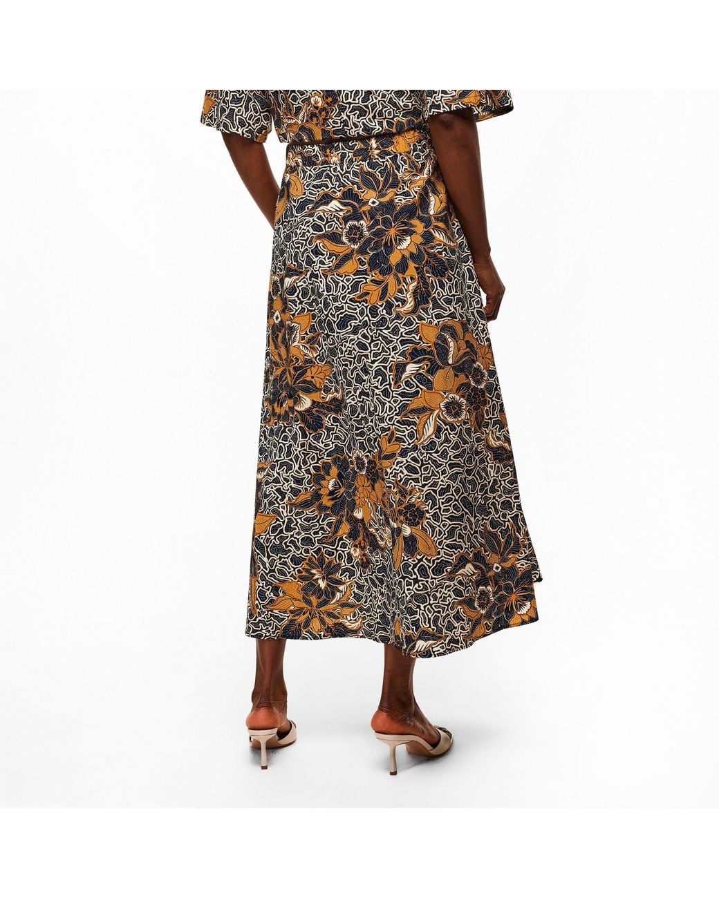 Weekend by Maxmara Brown Uomo Midi Skirt