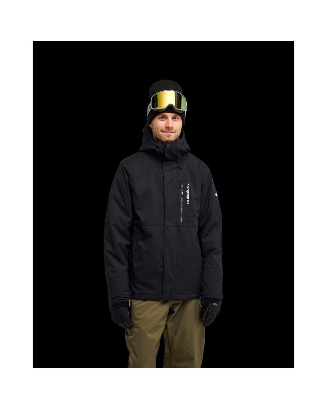 Quiksilver Black Titan Ski Jacket for men