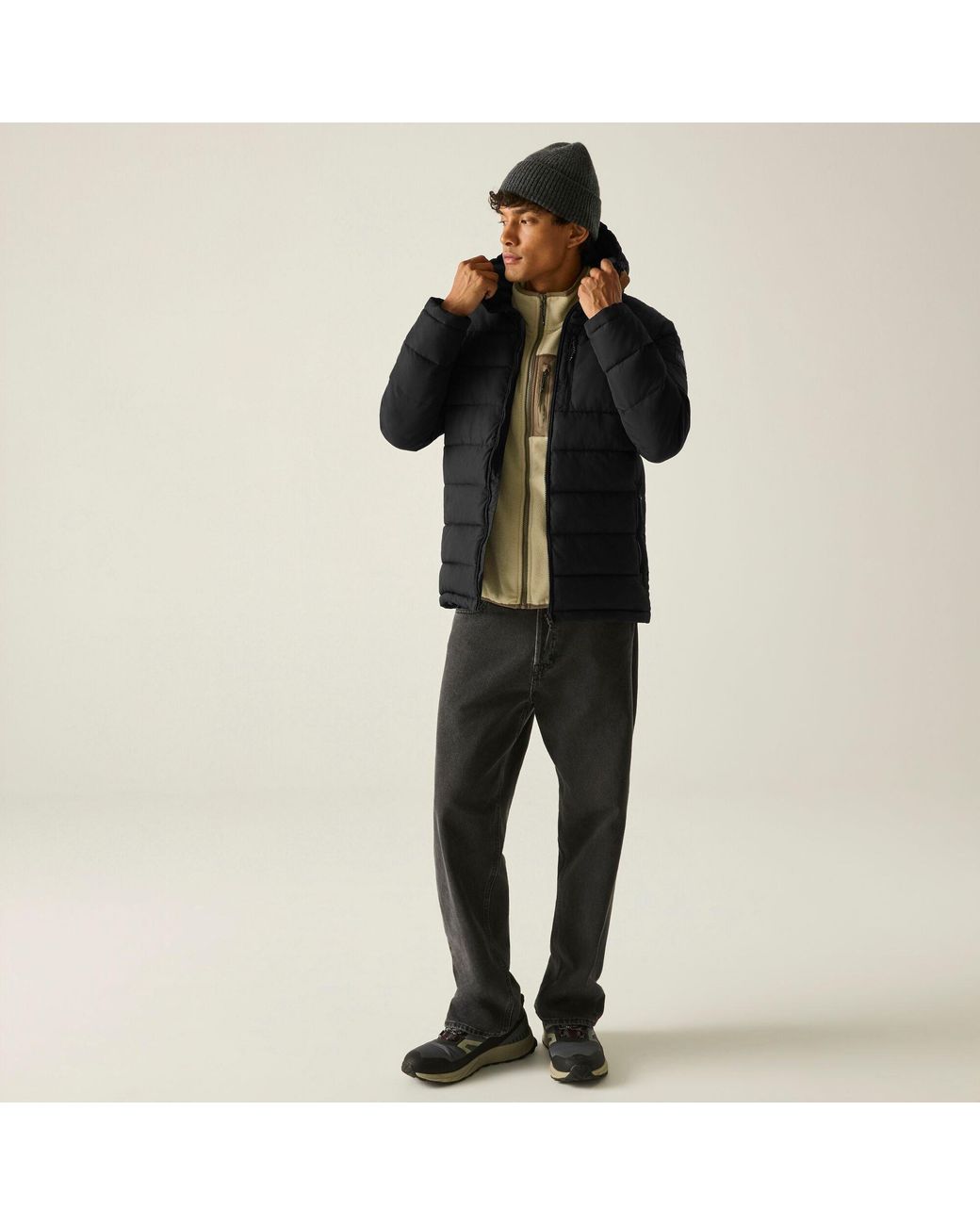 Regatta Black Frankie Padded Jacket for men