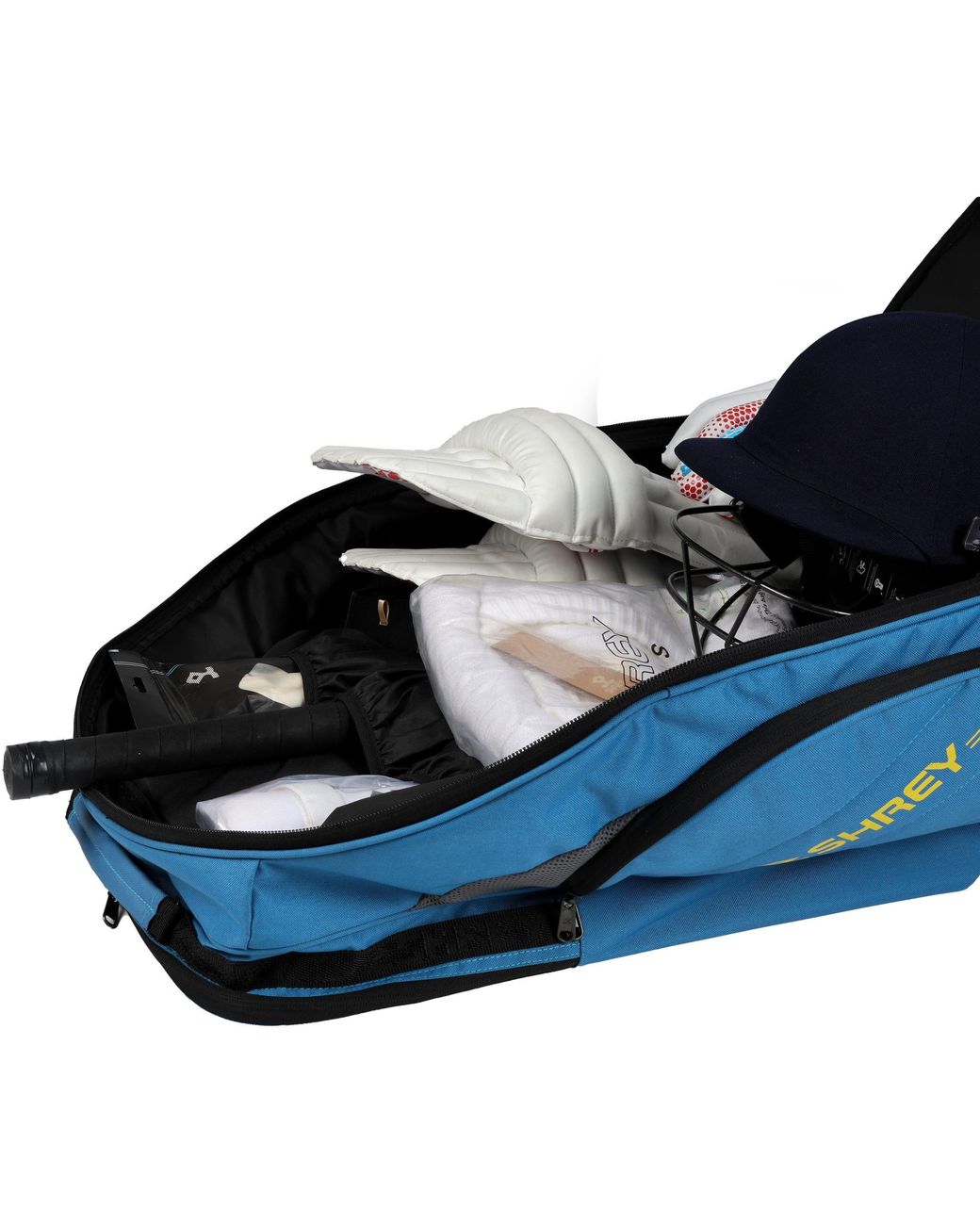 Shrey Blue Legacy Duffle Wheelie 120 62