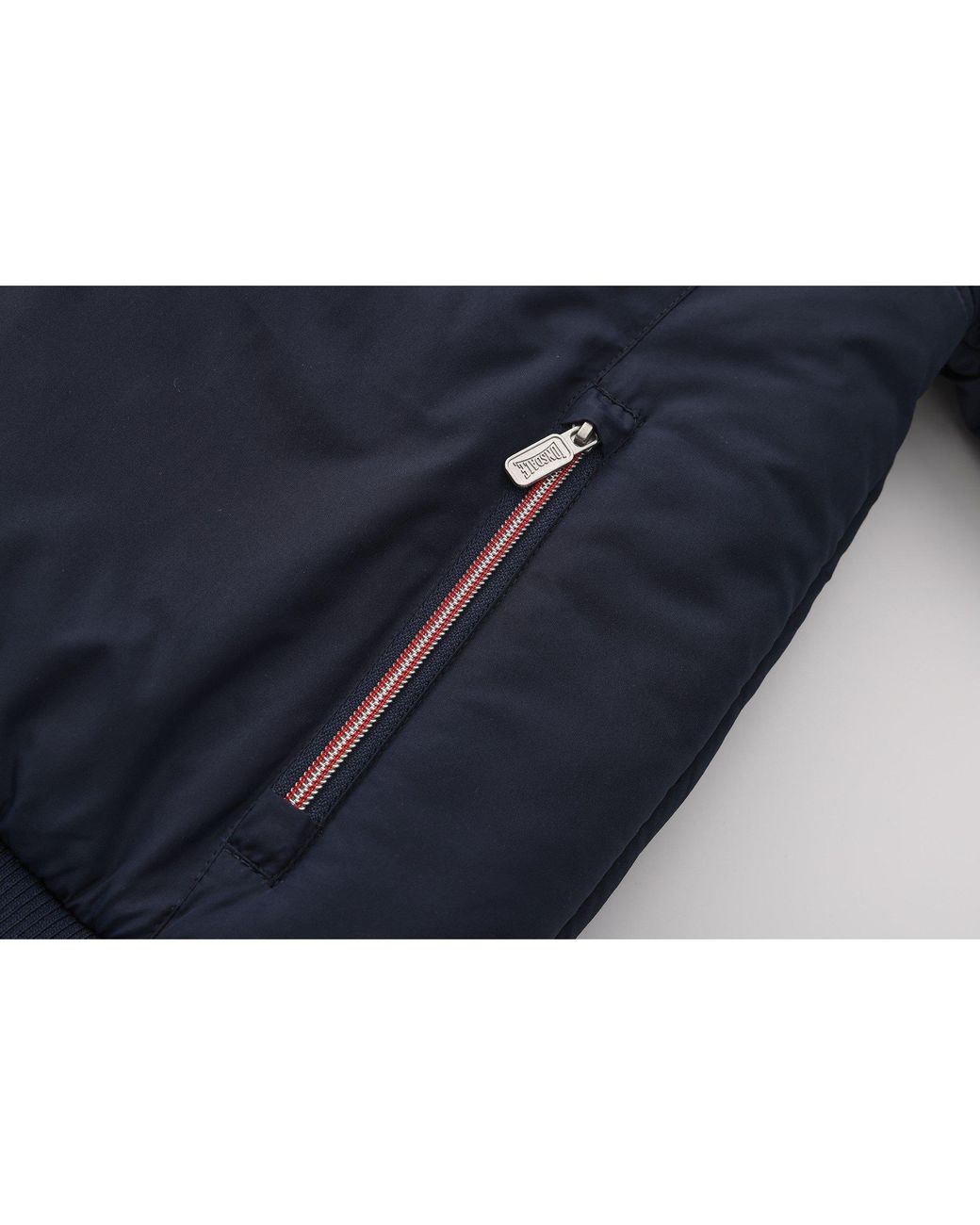 Lonsdale Blue Padded Hooded Bomber Jacket for men