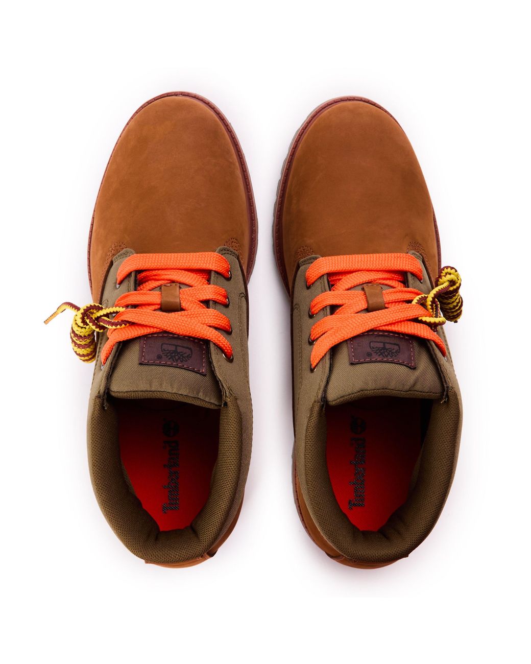 Timberland Brown Premium Mid Lace-Up Chukka Boots for men