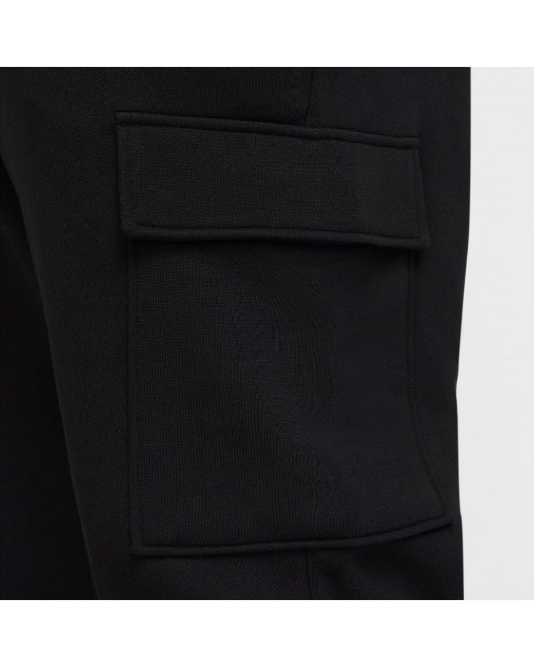 Nike Black Sportswear Club Fleece Cargo Pants for men
