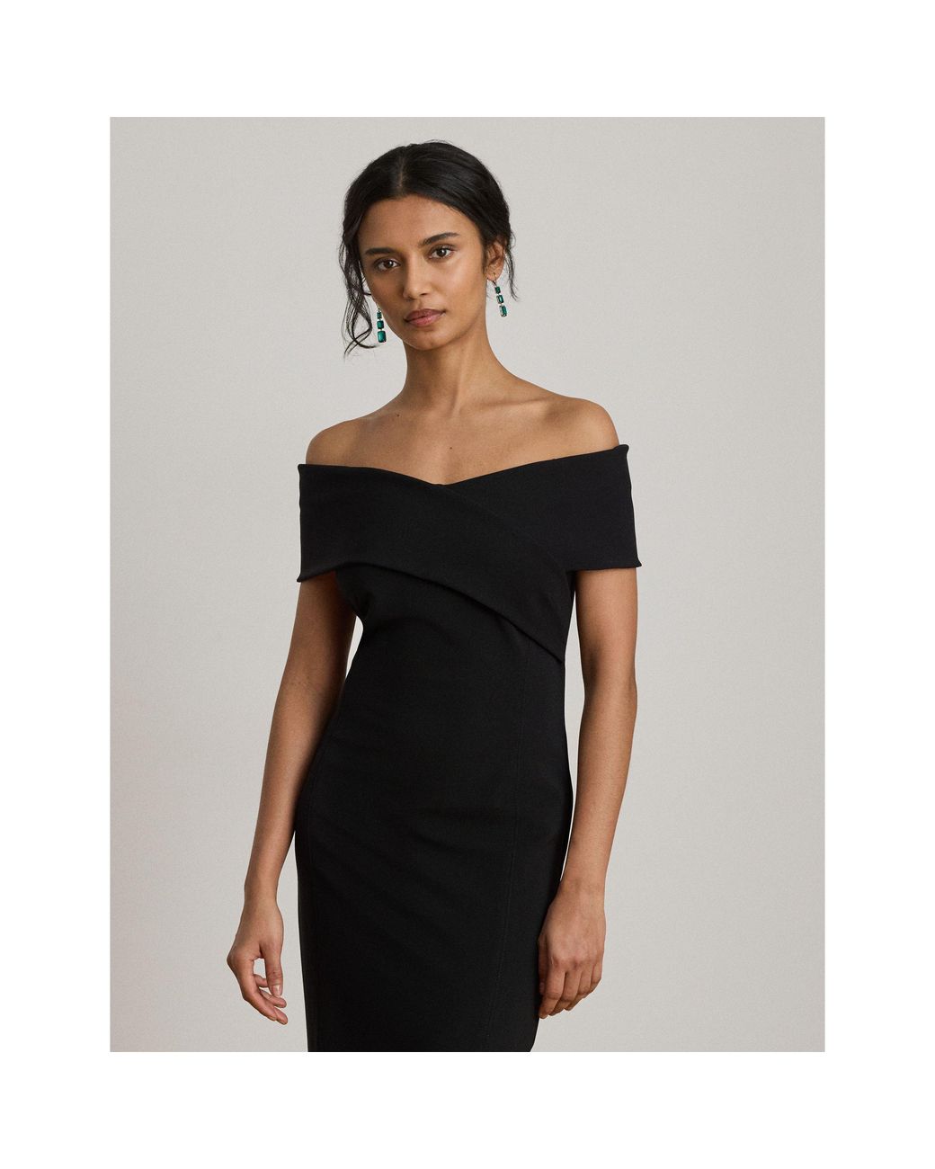 Ralph Lauren Black Sleeveless Floor-Length Ball Gown