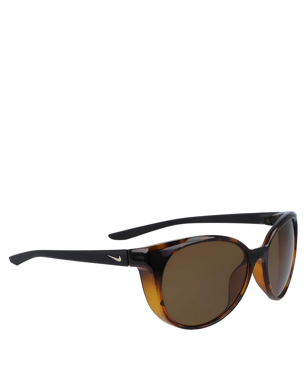Nike Brown Essence Oval Sunglasses