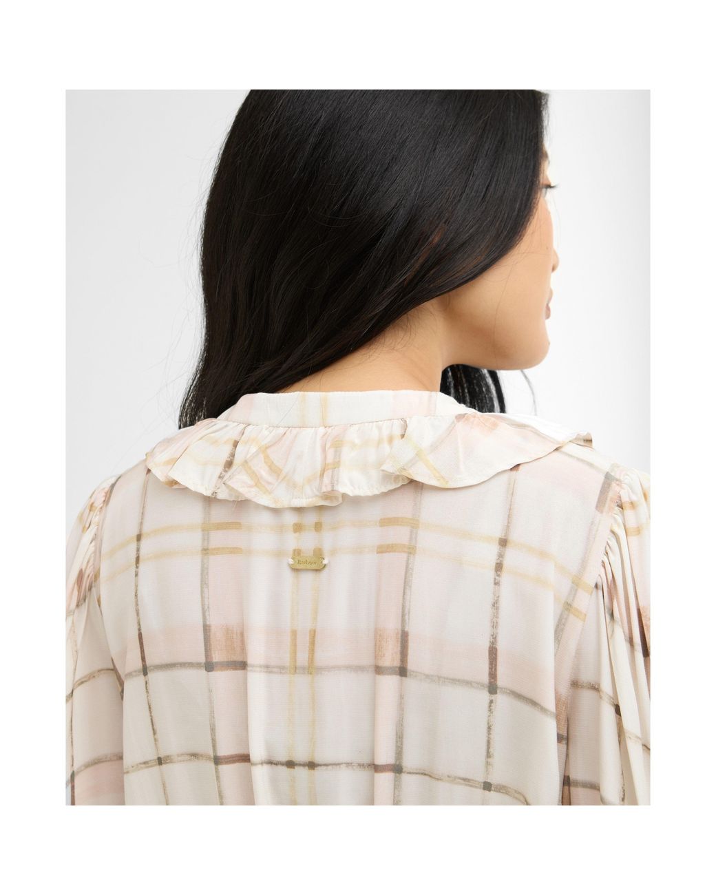 Barbour Natural Asker Midi Dress
