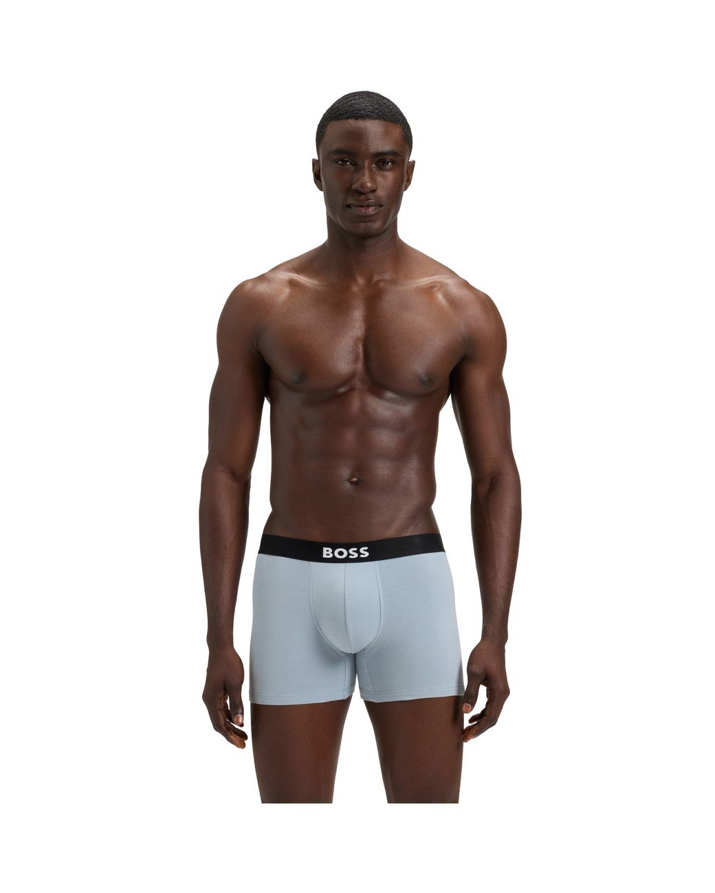 Boss Gray Boxer Briefs for men