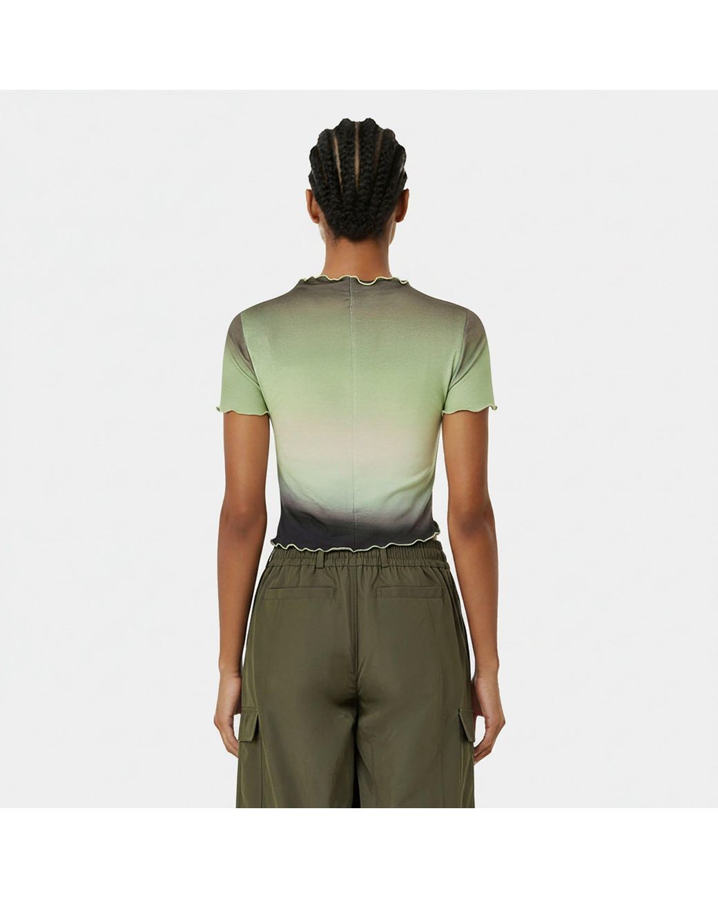 Jack Wills Green Asymmetric Top
