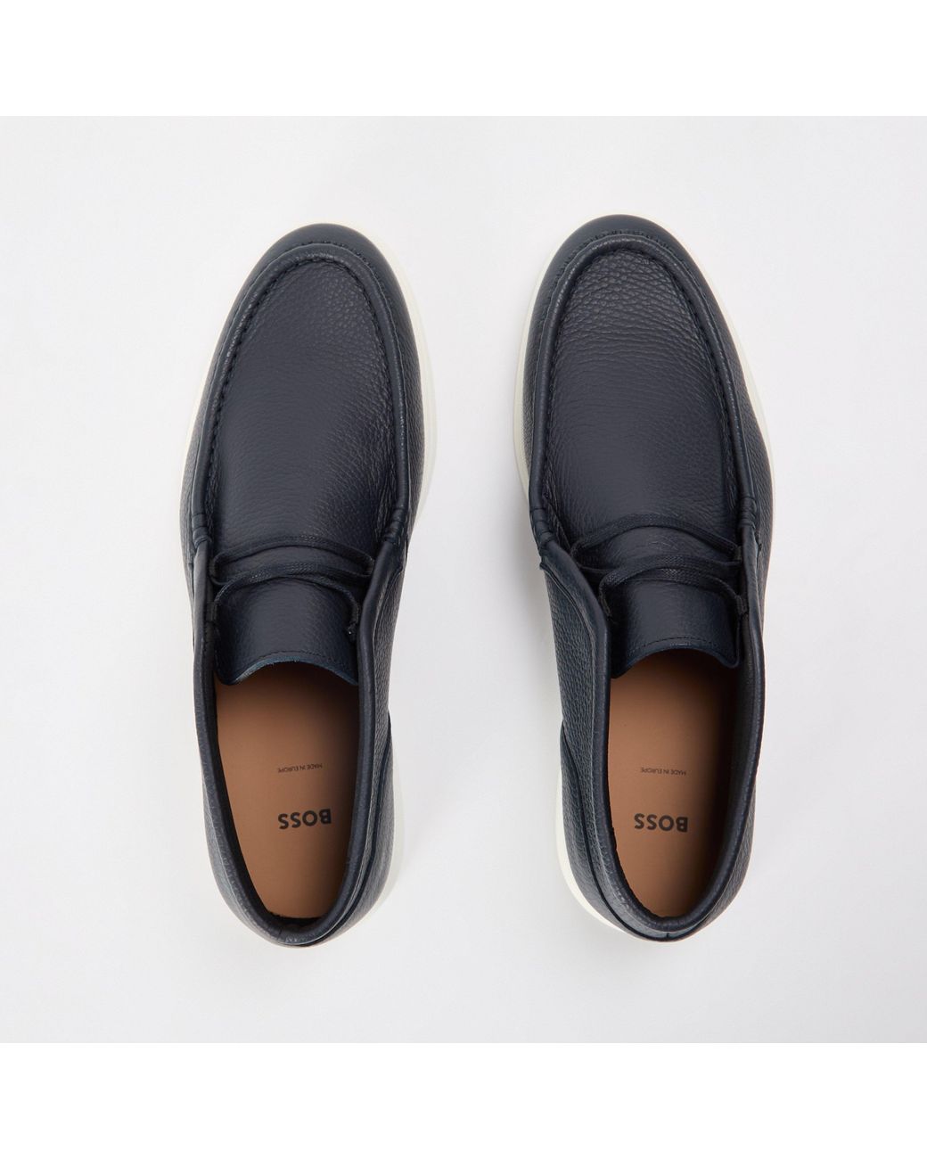 Boss Blue Sienne Desb Chukka Boots for men