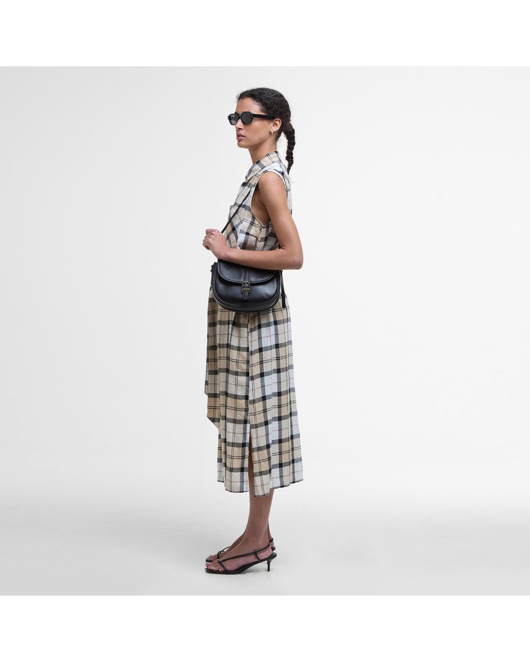 Barbour Metallic Agnes Midi Dress