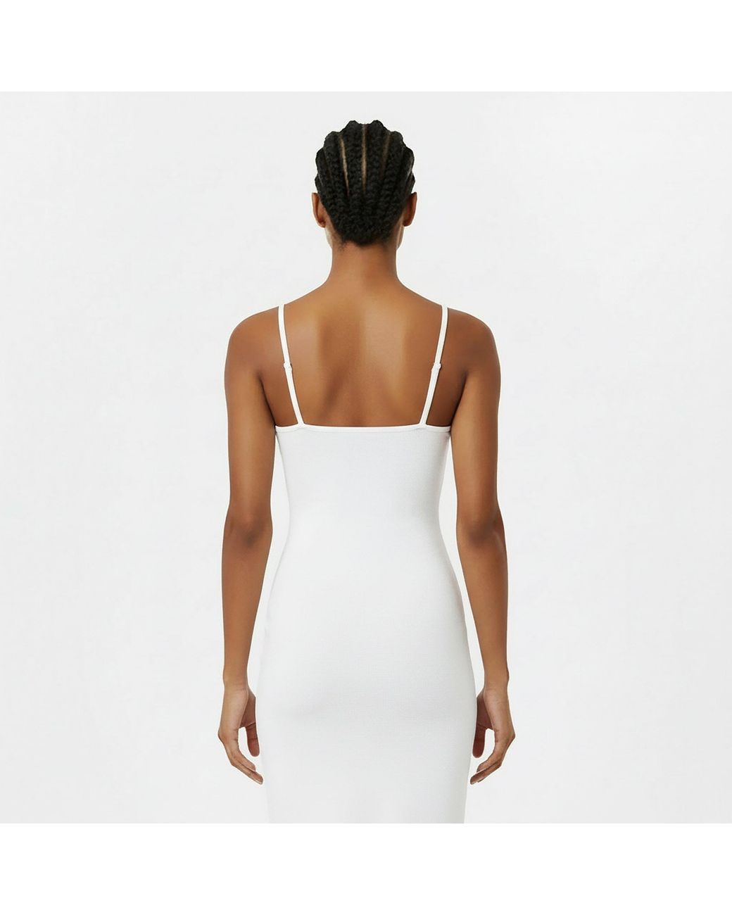 Jack Wills White Cut Out Midi Dress