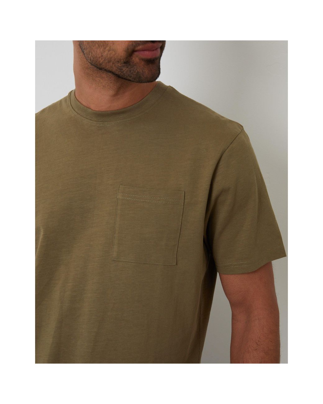 Threadbare Green Garfunkel Regular Fit T-Shirt for men