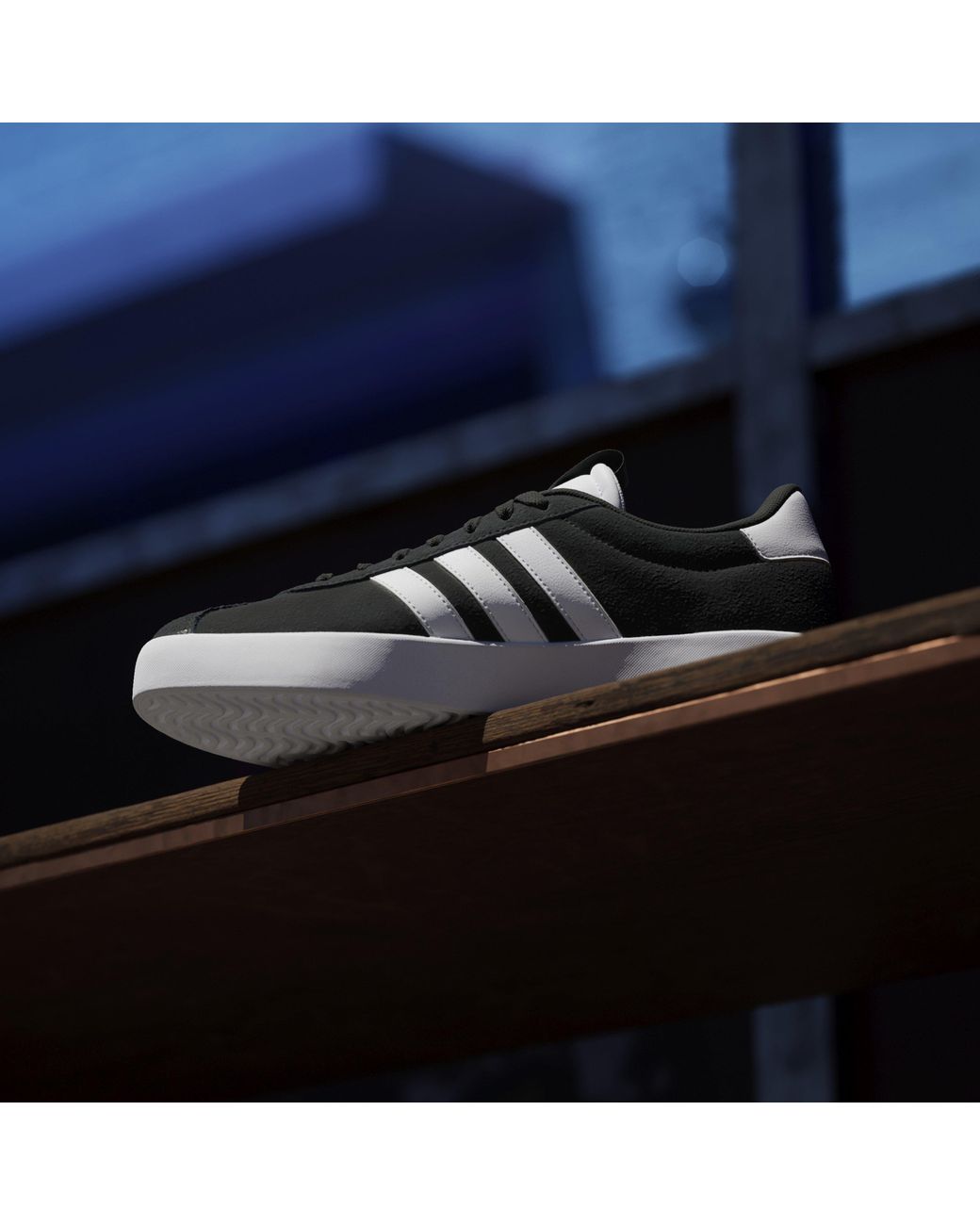 Adidas Black Vl Court 3.0 Shoes for men