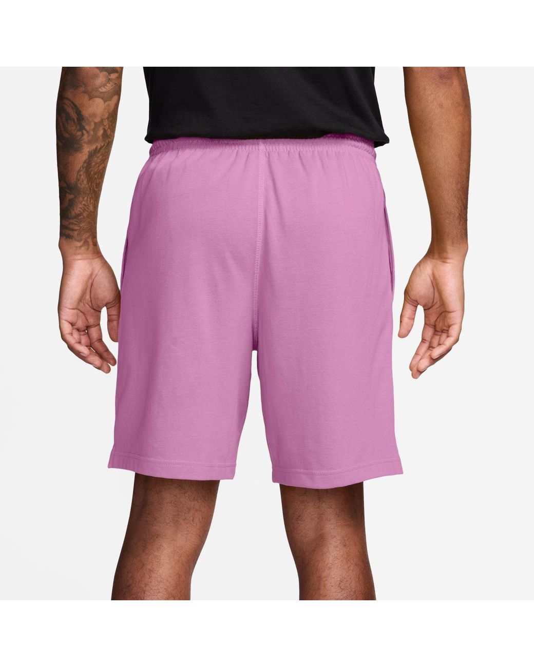 Nike Pink Sportswear Club Shorts for men