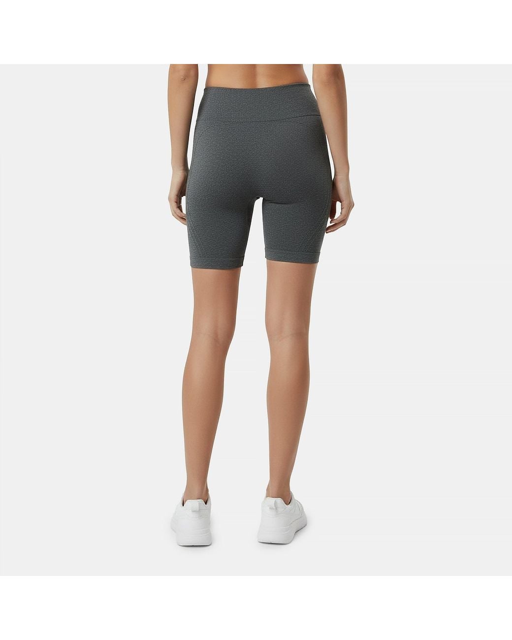 Usa Pro Gray Seamless Longline Cycling Shorts