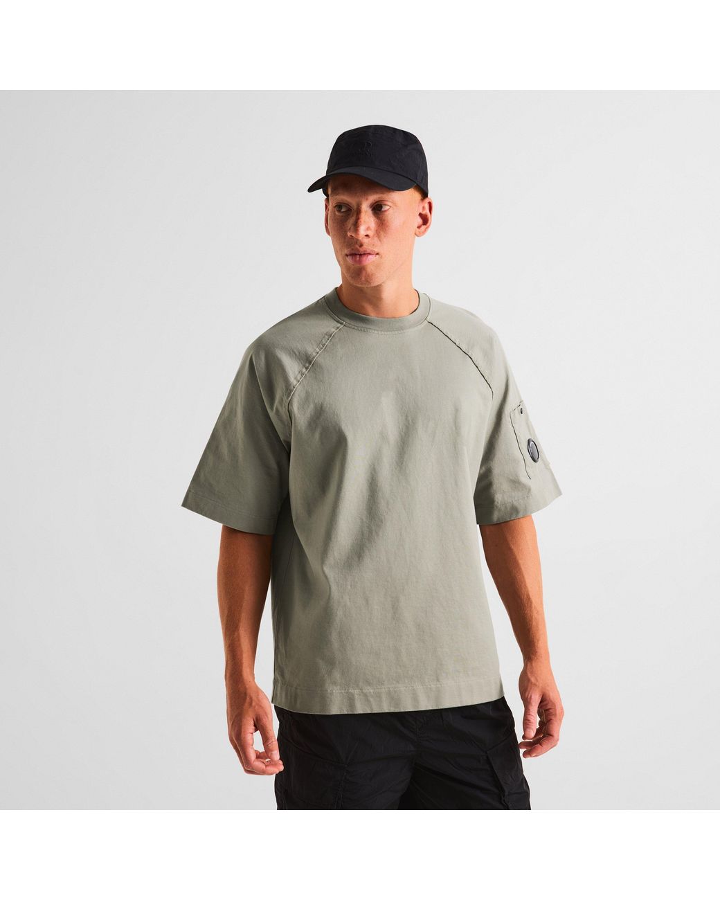 C P Company Gray T-Shirt for men