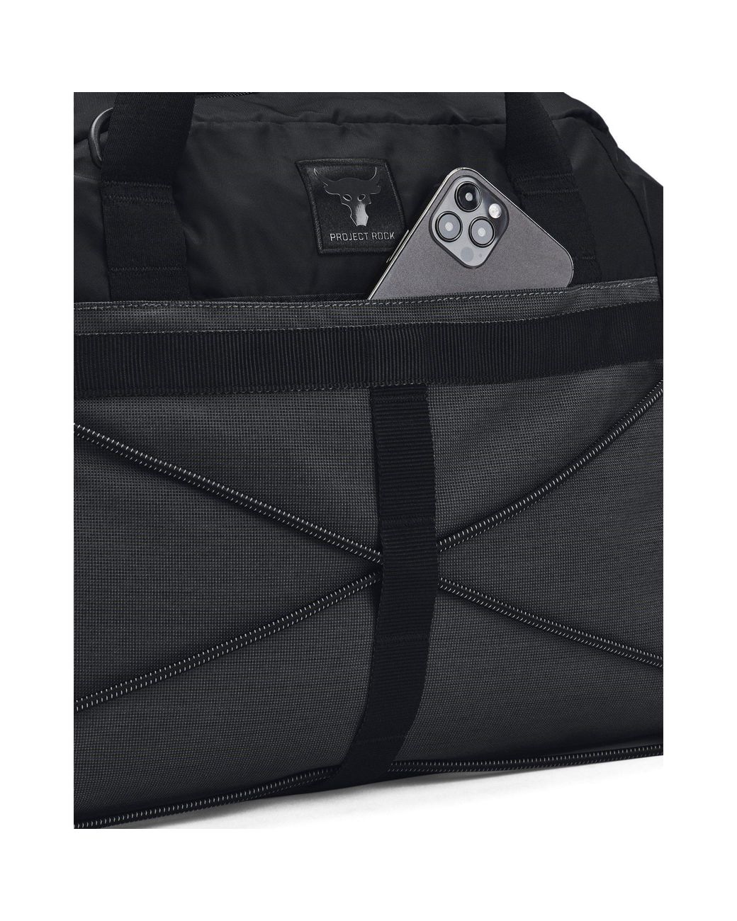 Under Armour Black Project Rock Gym Bag Sm