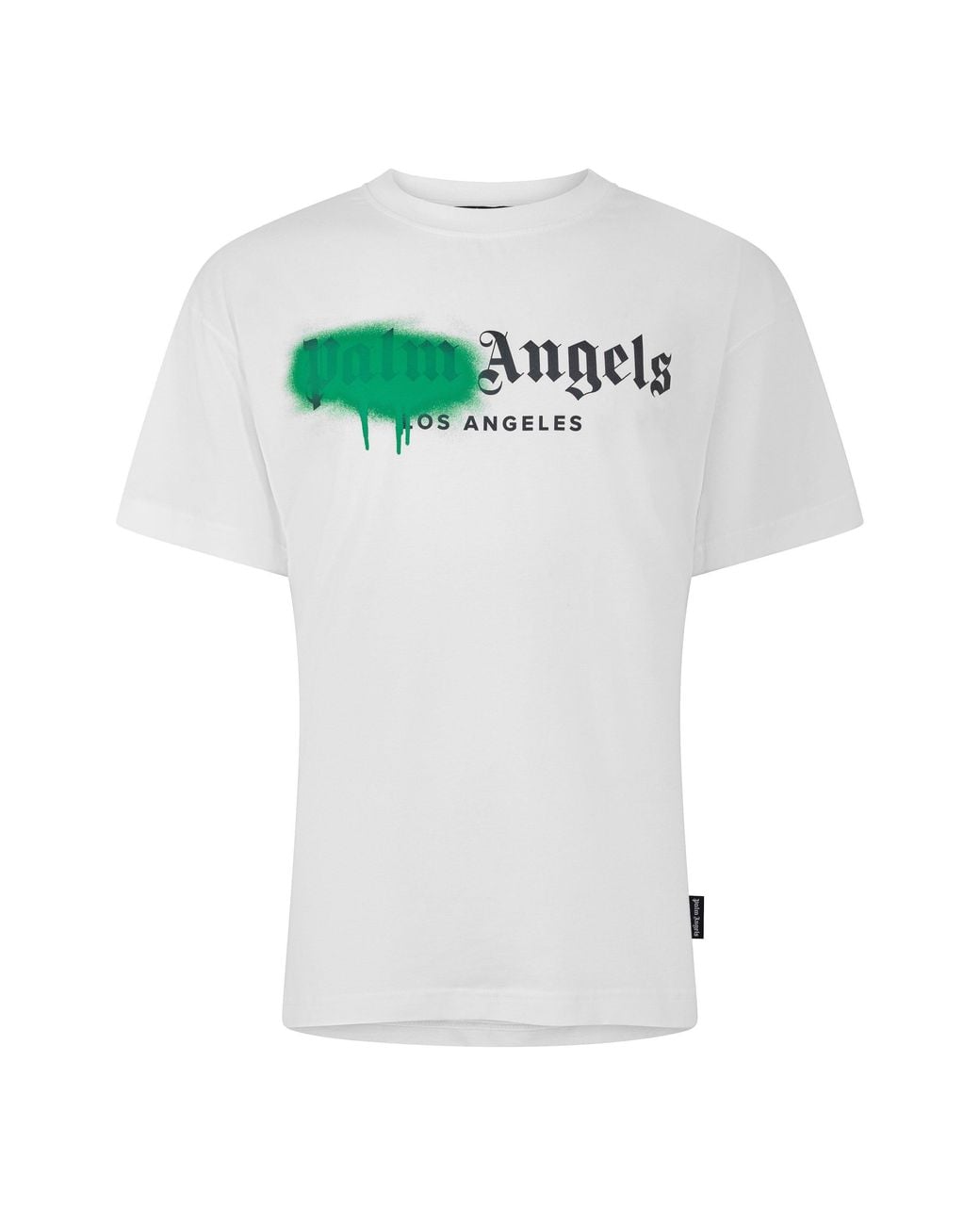 Palm Angels White Spray T-Shirt for men