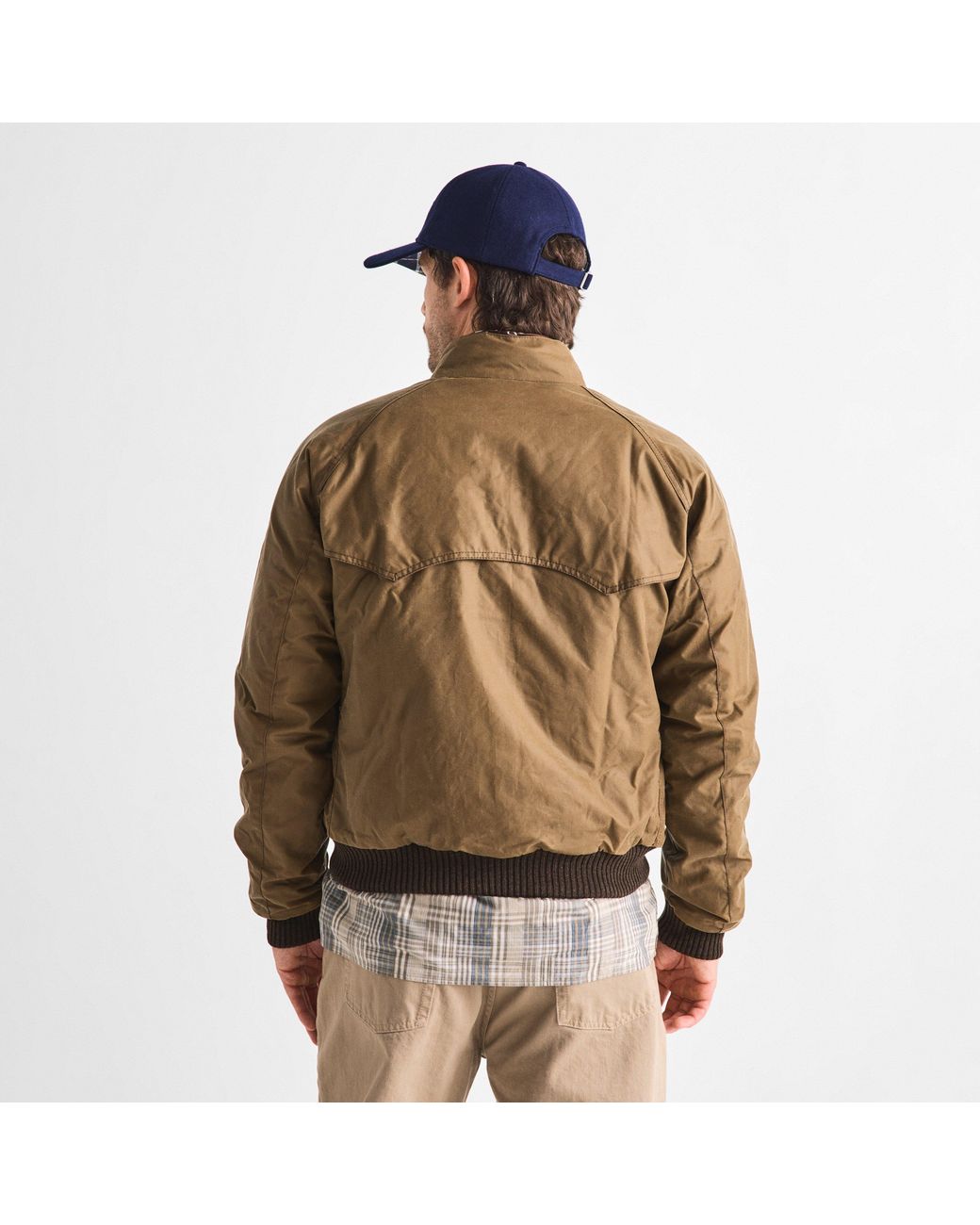 Barbour Green Steve Mcqueen Merchant Wax Jacket for men