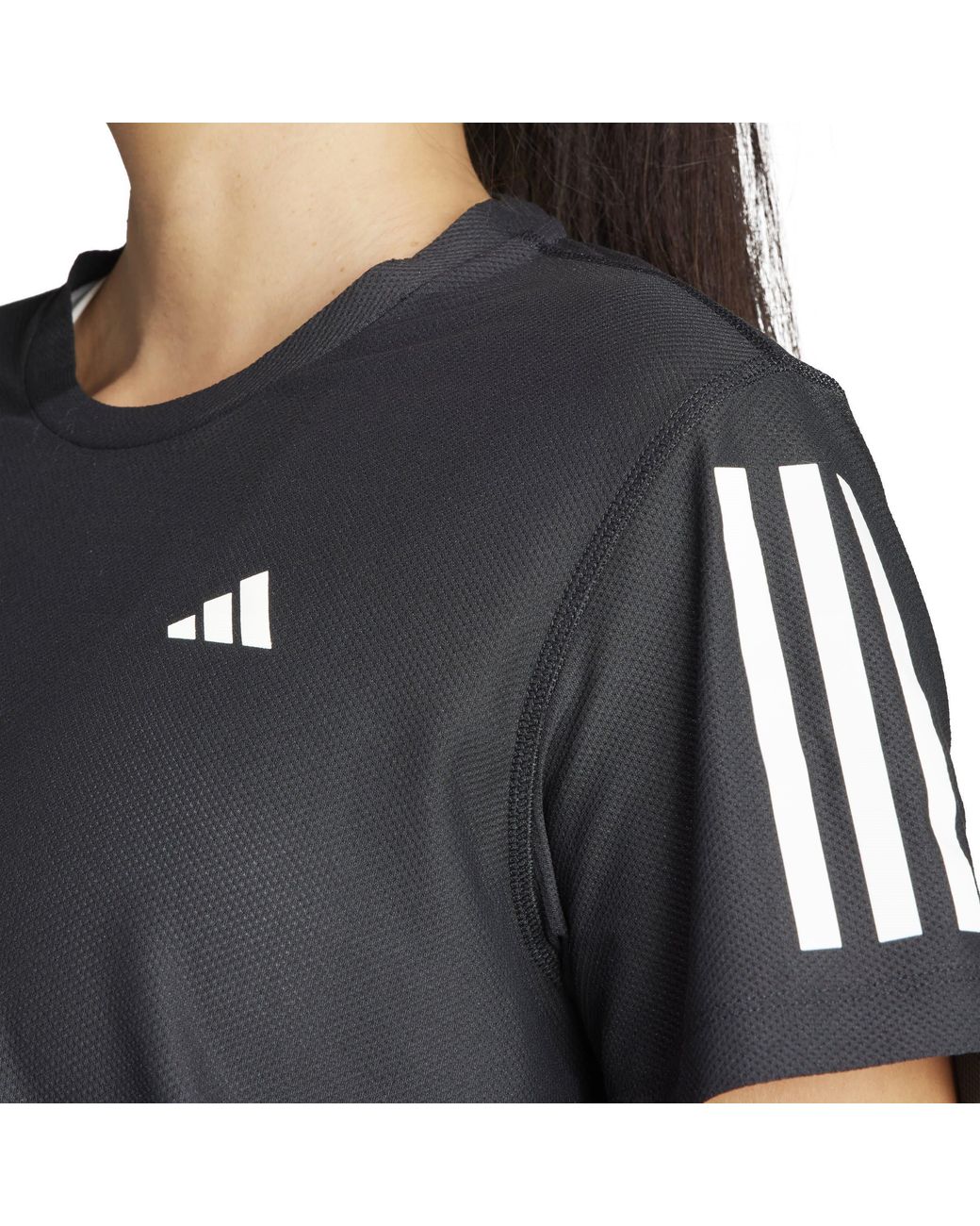 Adidas Black Own The Run T-Shirt