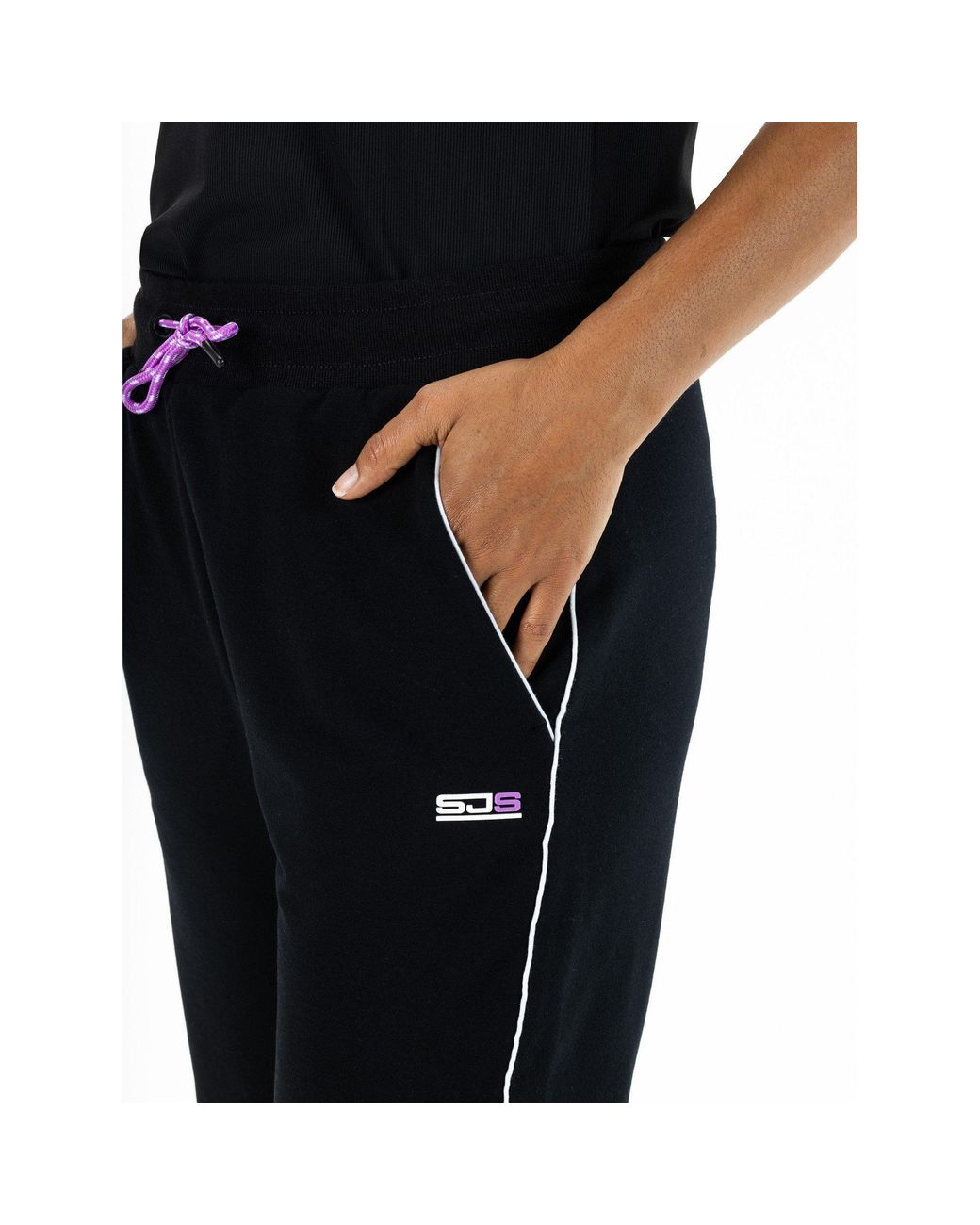 Sjeng Sports Black Kaia Performance Tracksuit Bottoms