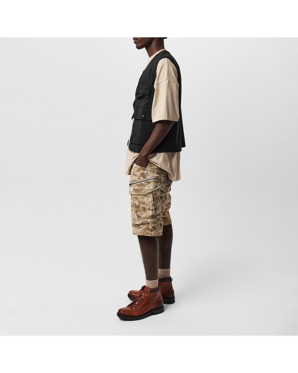 Firetrap Brown Riva Hiker Boots for men
