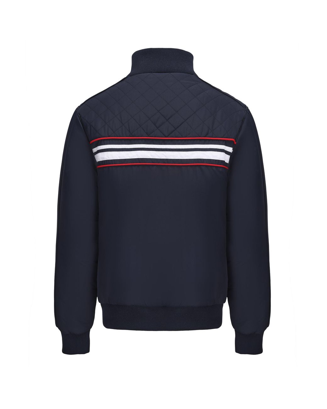 Lonsdale Blue Padded Hooded Bomber Jacket for men