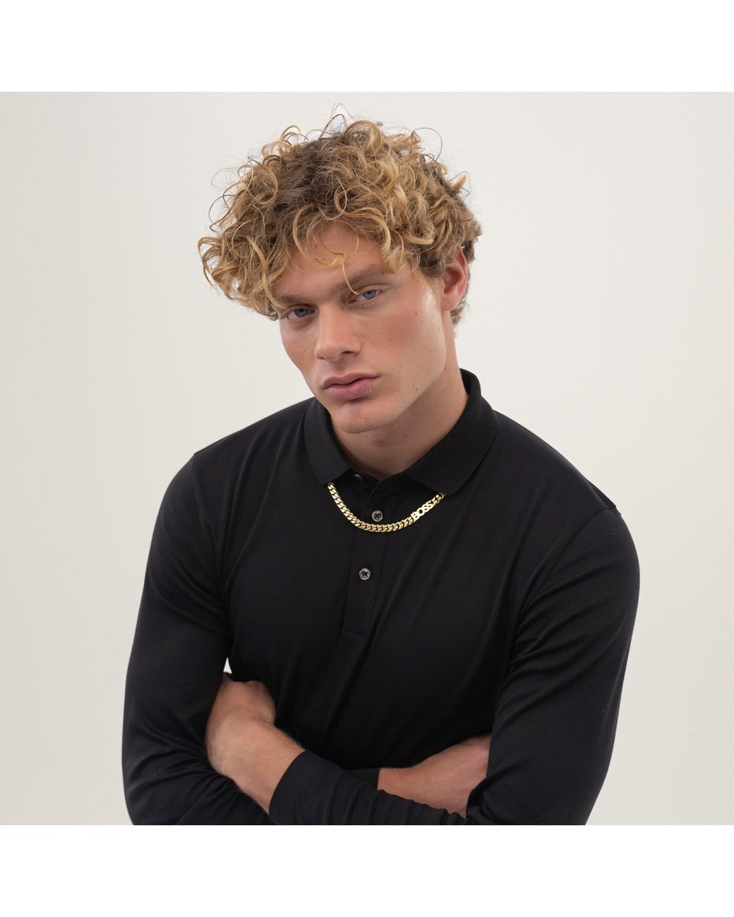 Boss Metallic Gents Kassy Chain Necklace for men