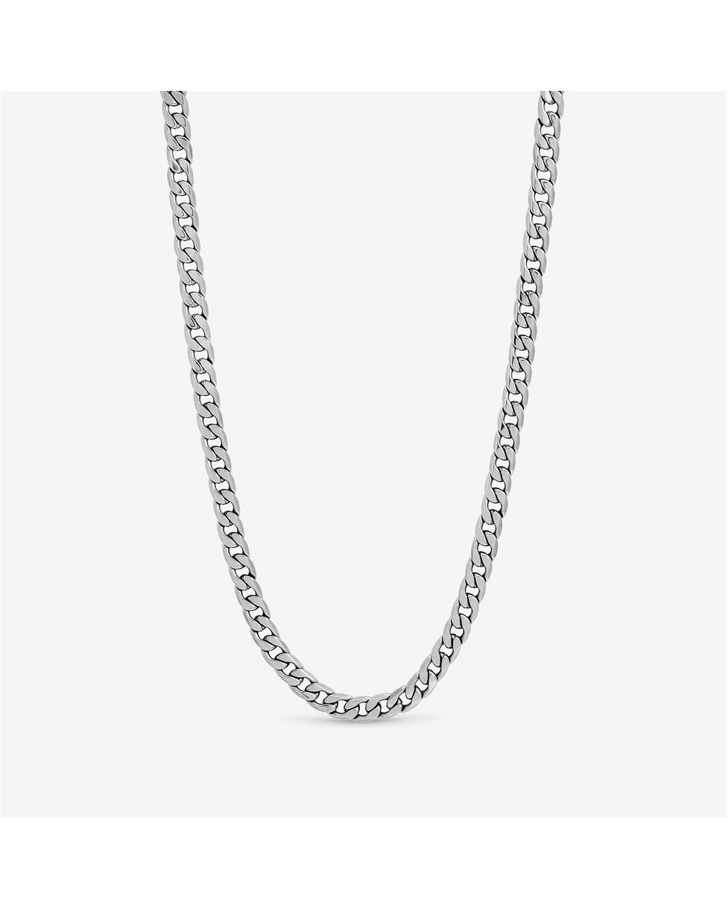 Inicio Metallic Waterproof Curb Chain Necklace for men