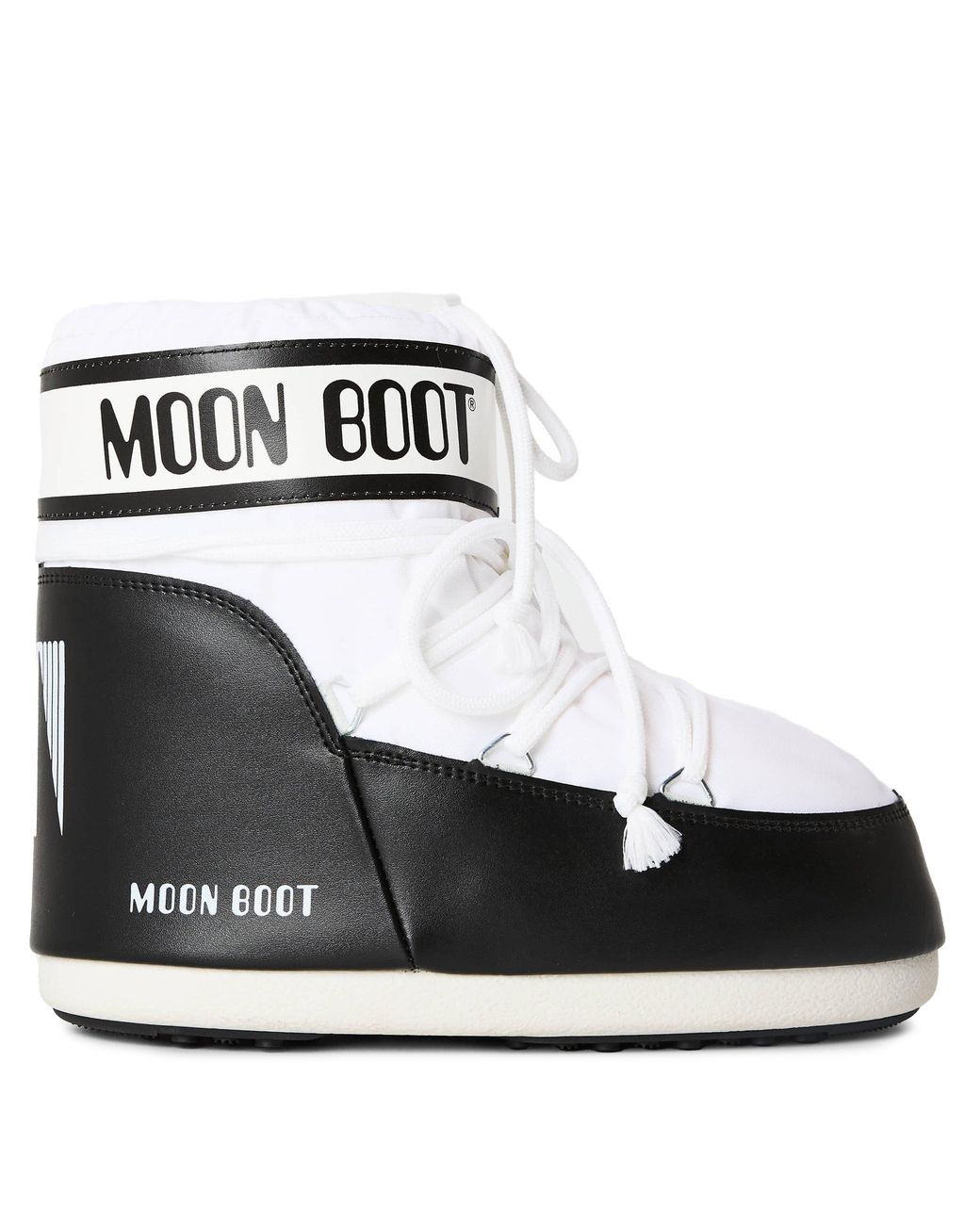 Moon Boot White Icon Low Nylon Boots
