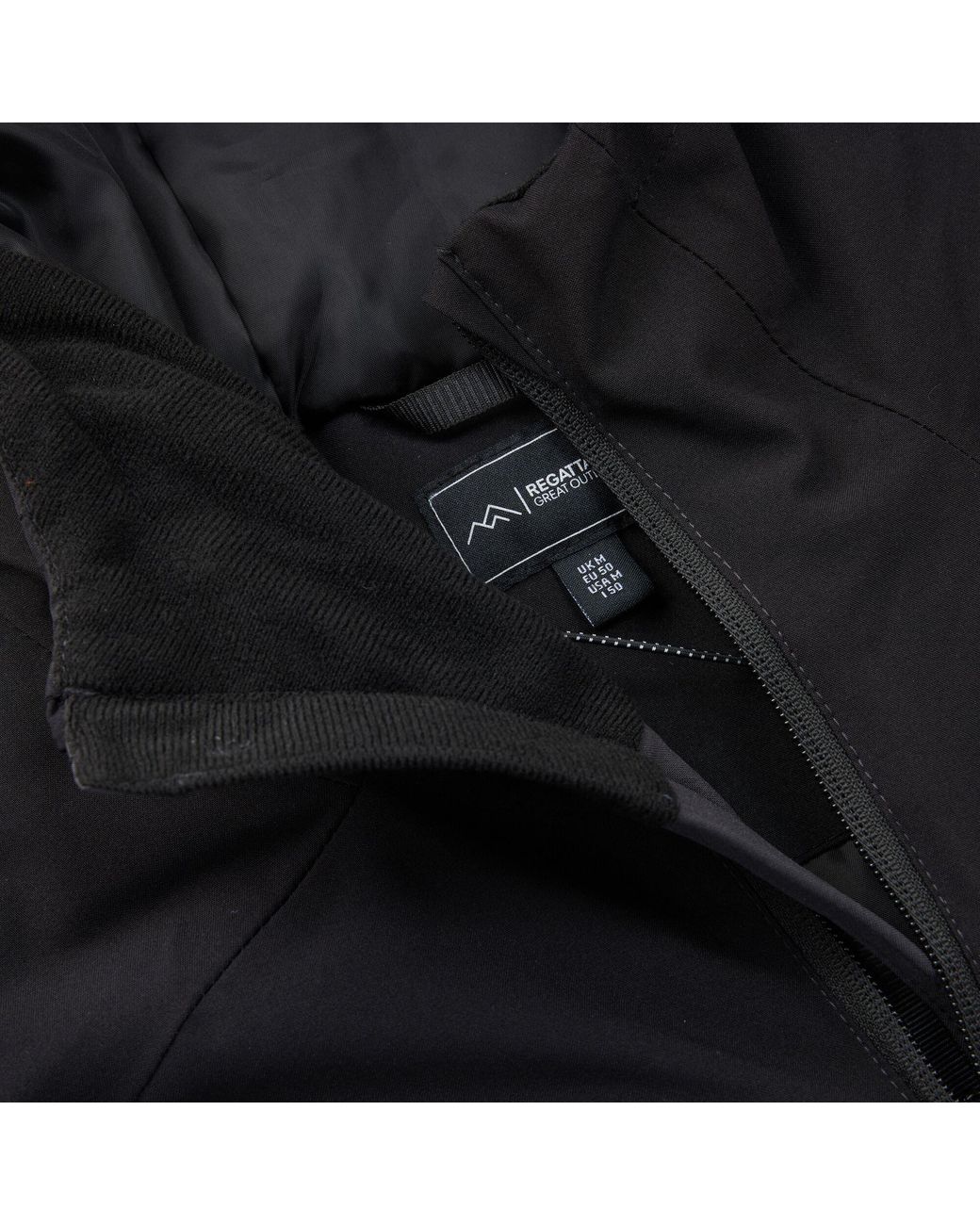 Regatta Black Highton Stretch Padded Waterproof Jacket for men