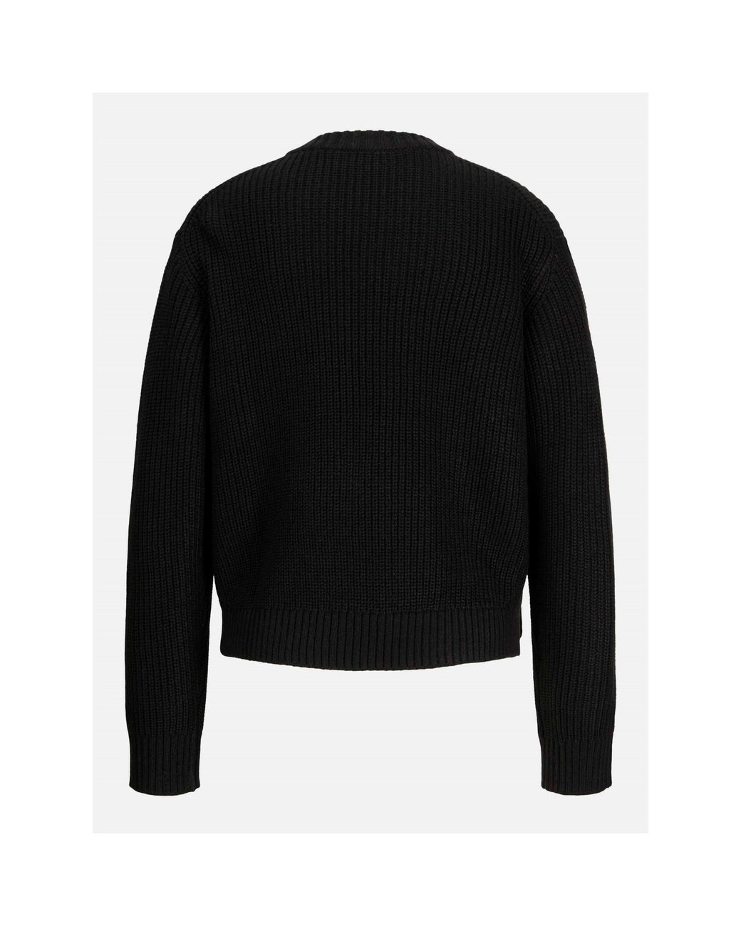 JJXX Black Global Knitted Crew Neck Jumper