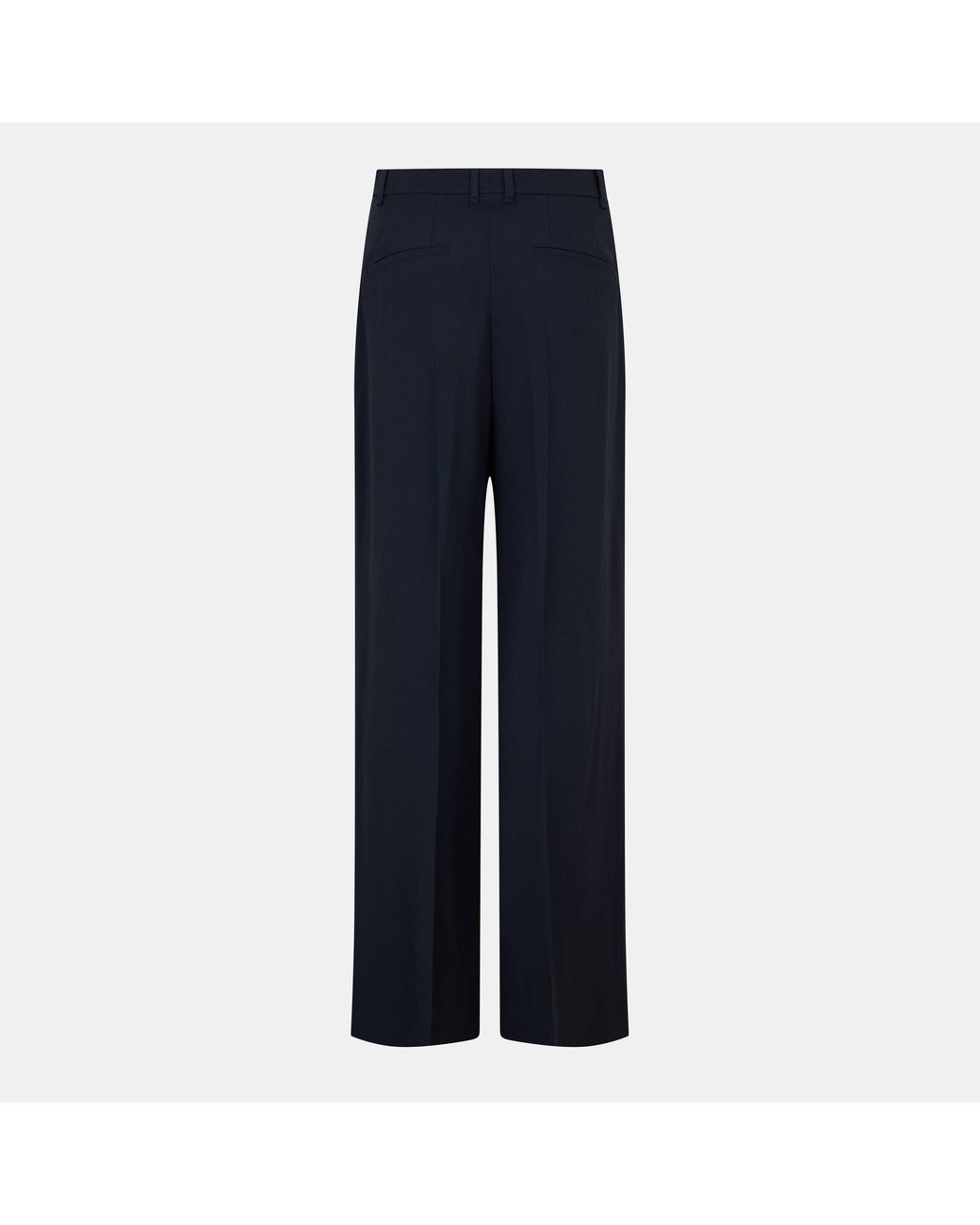 Boss Blue Tikela Straight Leg Trousers, Straight Leg Design